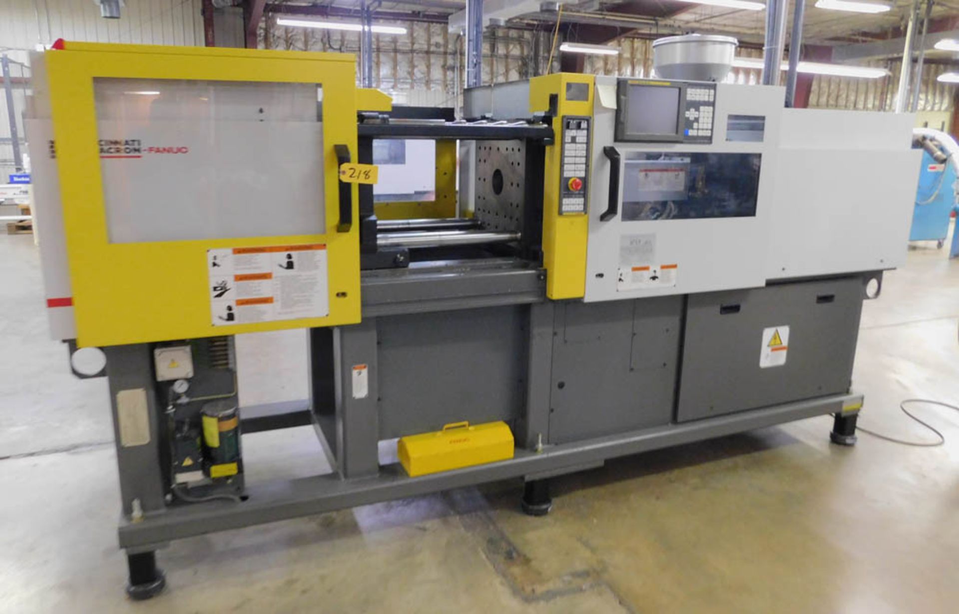 CINCINNATI MILACRON-FANUC MDL. ROBOSHOT 55, FANUC SERIES 18i-1A CNC CONTROL, 1.8oz. SHOT SIZE, S/