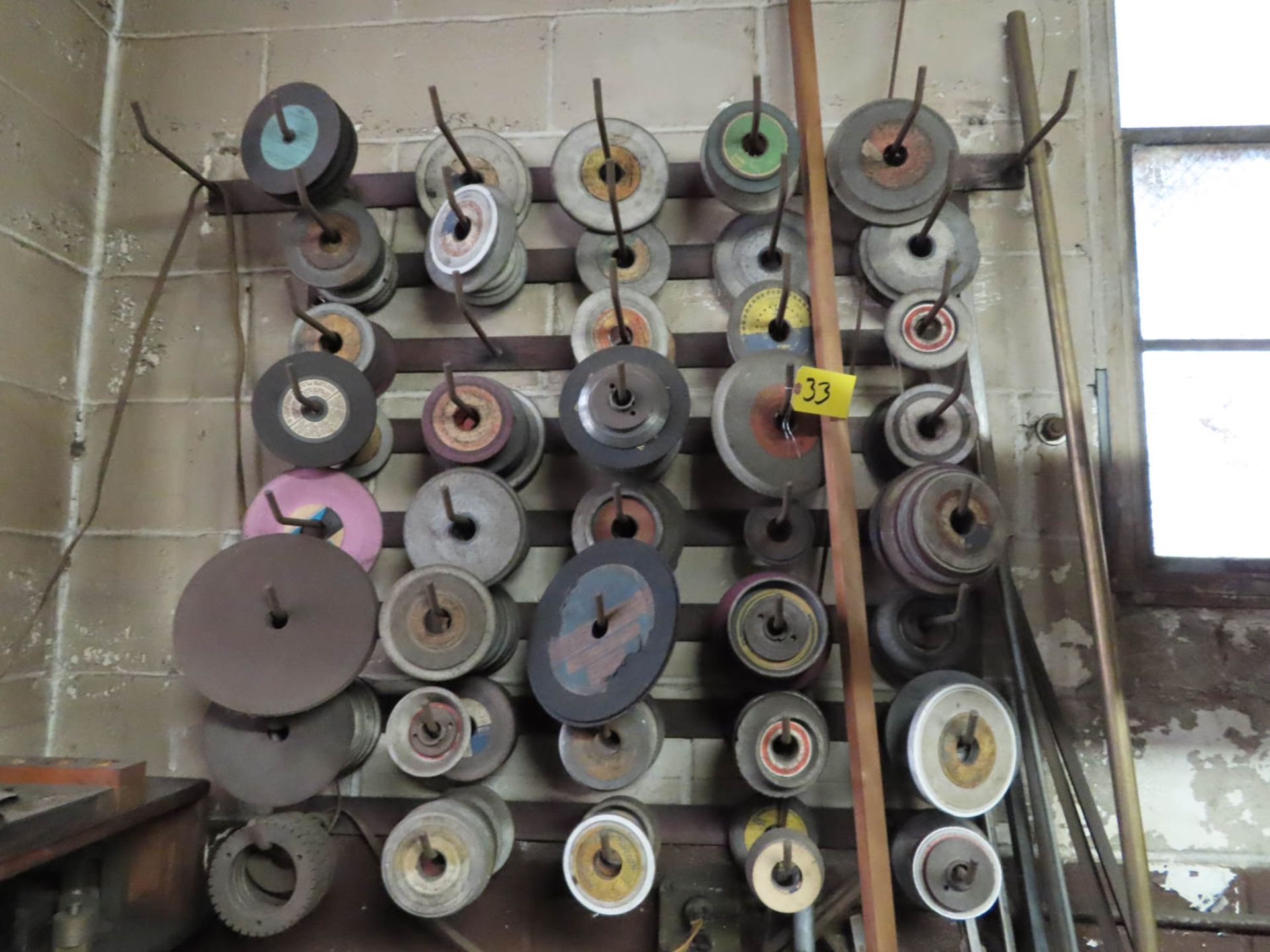 GRINDING WHEELS (ON WALL)