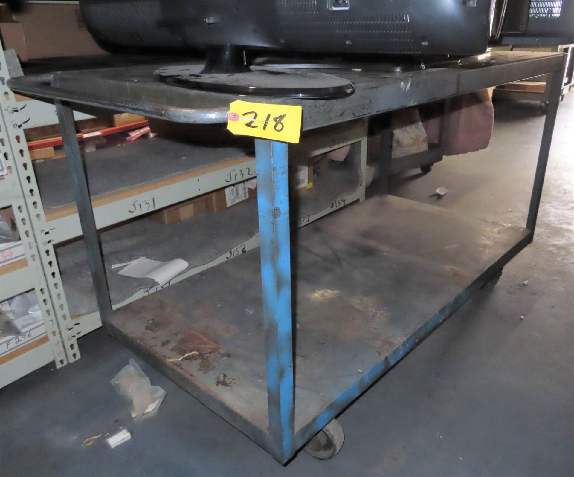 30" X 60" STEEL CART (NO CONTENTS)