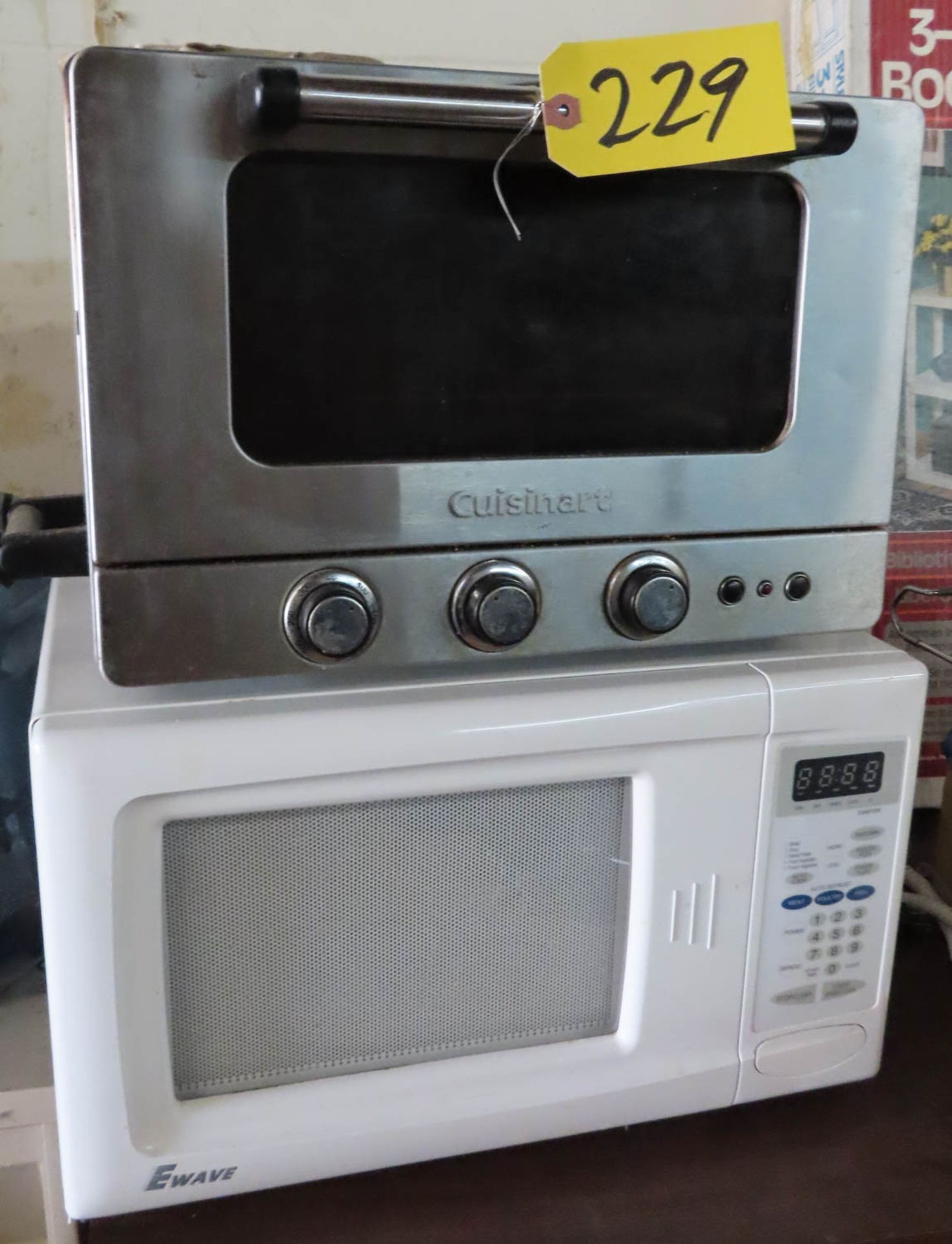 CUISINART TOASTER OVEN AND EZWAVE MICROWAVE