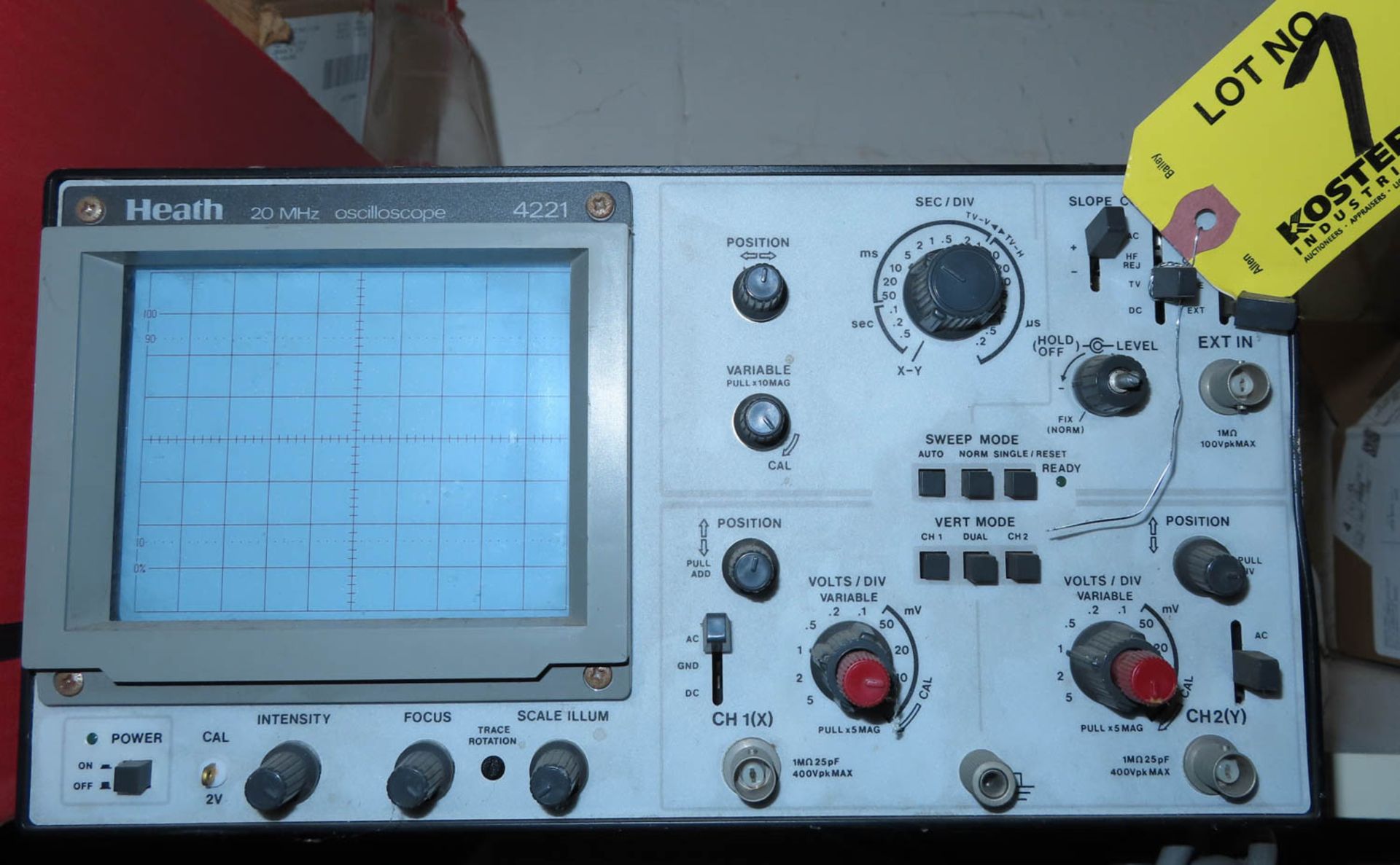 HEATH 2010 2 CHANNEL OSCILLOSCOPE