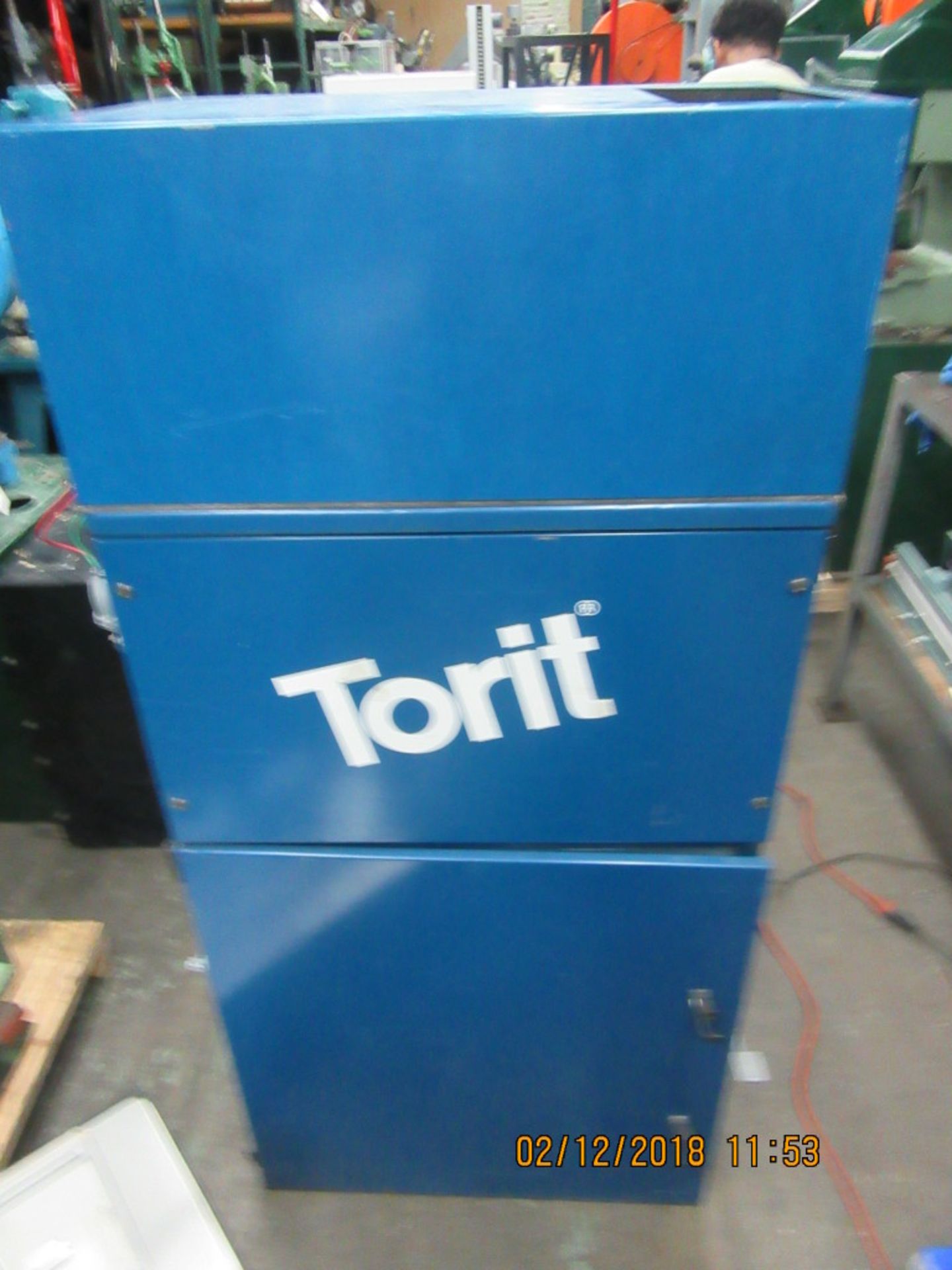 TORIT MDL. 80 3HP CABINET TYPE DUST COLLECTOR, 240/440 VOLT / 3 PHASE / 60 HZ, CAPACITY: 400-580 - Image 5 of 10