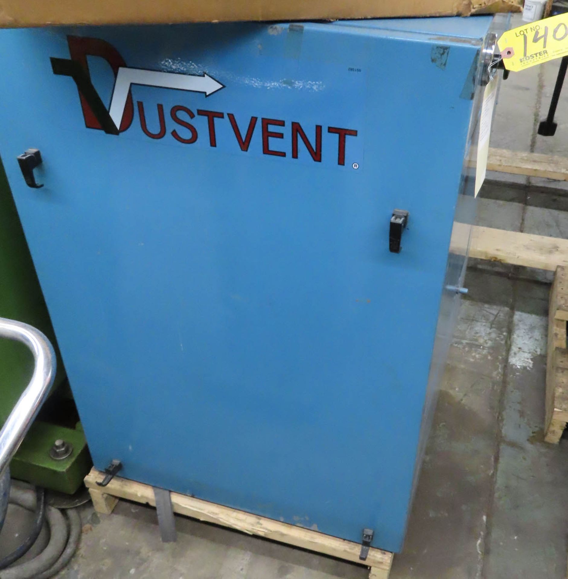 DUSTVENT MDL. 3-150 CABINET STYLE DUST COLLECTOR, 220V/3PH/60HZ, CAPACITY: 800 - 1000 CFM, INLET