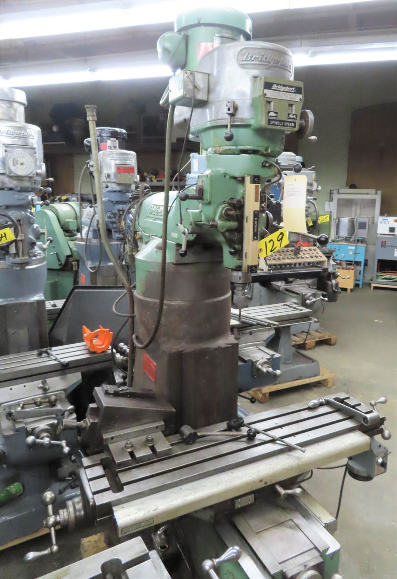 BRIDGEPORT MDL. BR2J SERIES 1 VARIABLE SPEED 2HP RAM TYPE VERTICAL TURRET MILLING MACHINE, 220V/ - Image 2 of 2