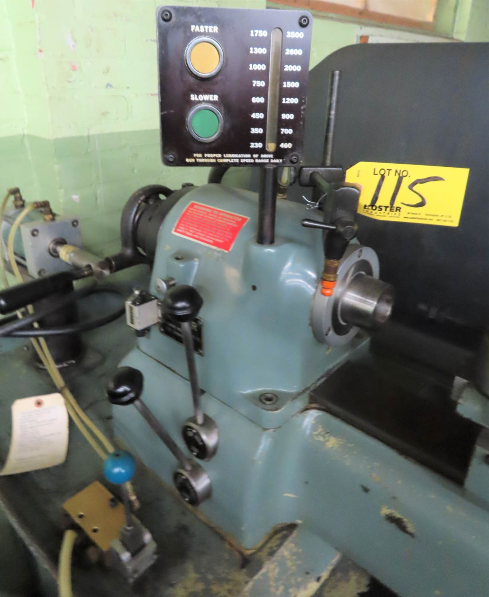 FEELER MDL. FTS-27 SECONDARY OPERATION LATHE, 220V/3PH/60HZ, SPEEDS: 230 - 3500 RPM (VARIABLE), - Image 2 of 2