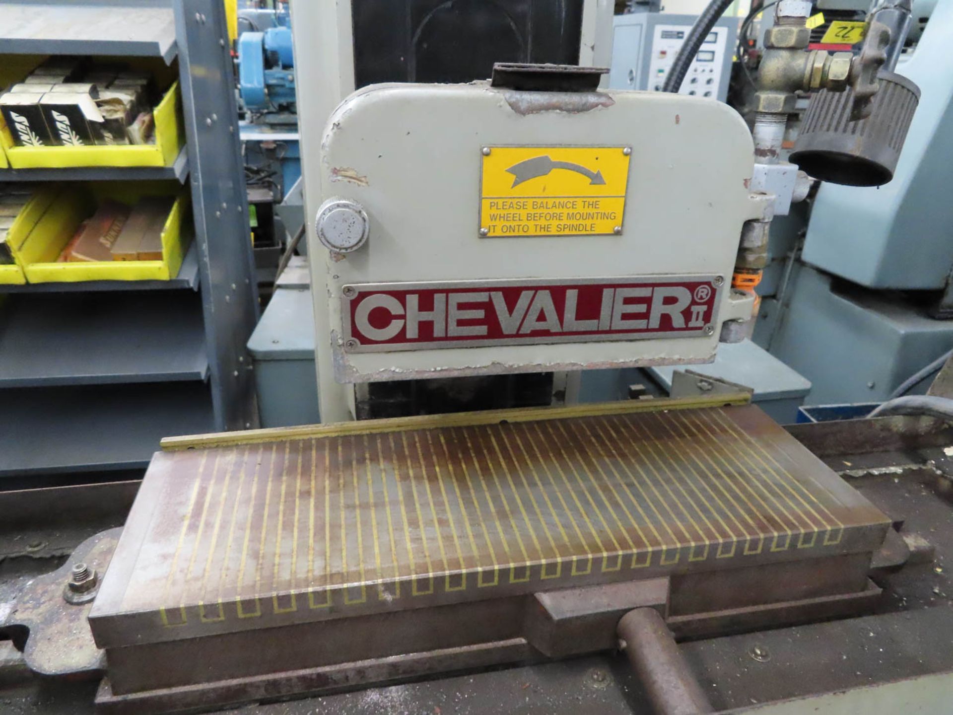 CHEVALIER MDL. FSG-2A618 6" X 18" HYDRAULIC TABLE SURFACE GRINDER, 220-440V/3PH/60HZ, WORKING - Image 4 of 4