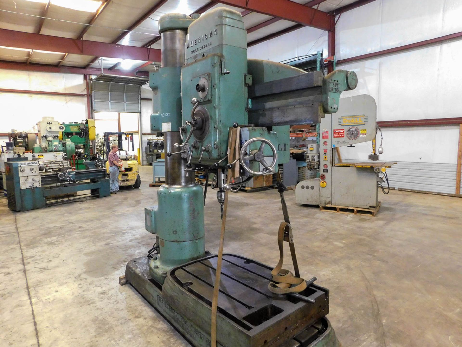 American Hole Wizard 48" Arm Radial Drill - Image 3 of 6