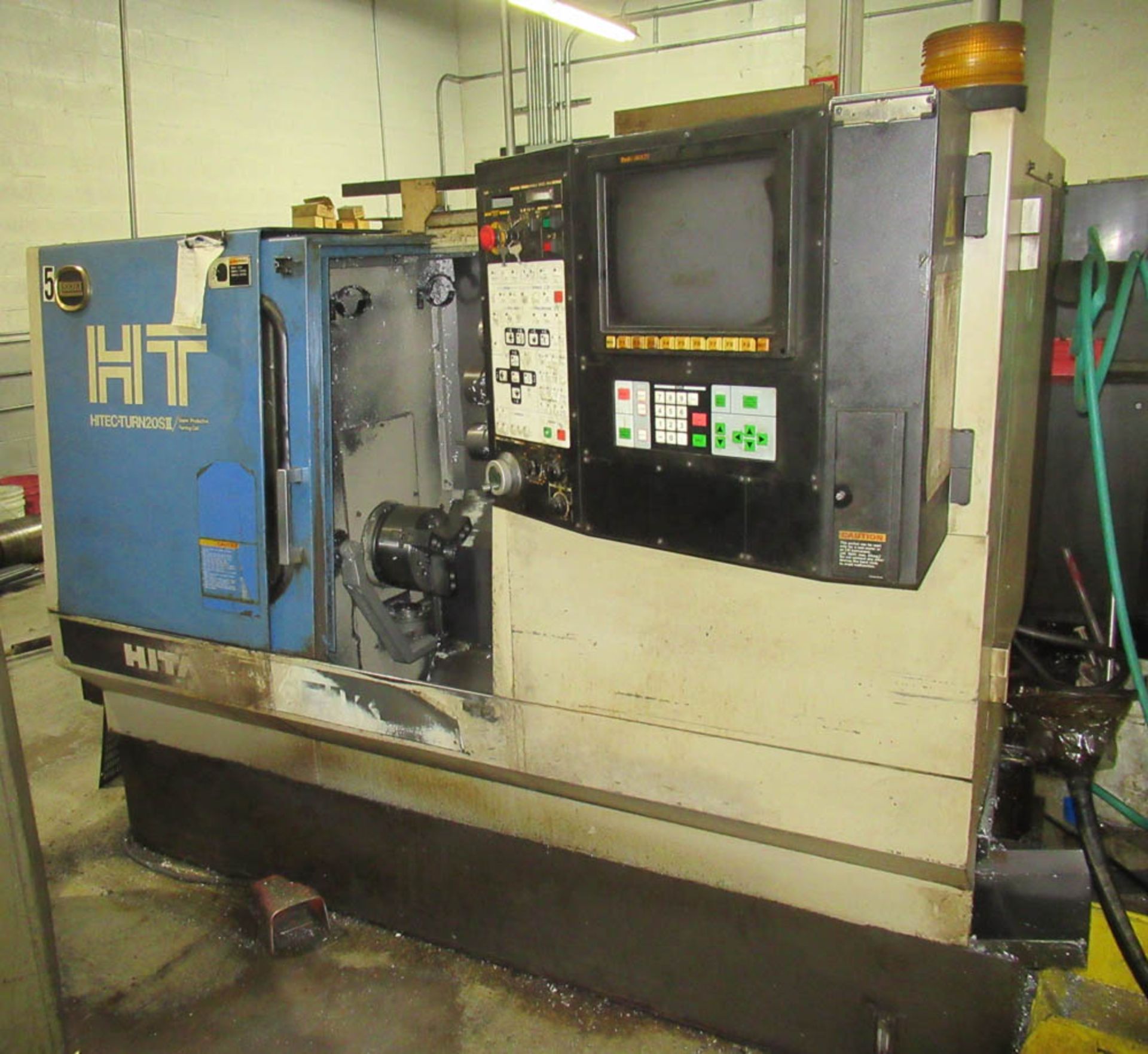 HITACHI SEIKI HITEC-TURN 20SII CNC LATHE, WITH TAILSTOCK, SEIKI MULTI CONTROL, 10-POSITION TURRET,