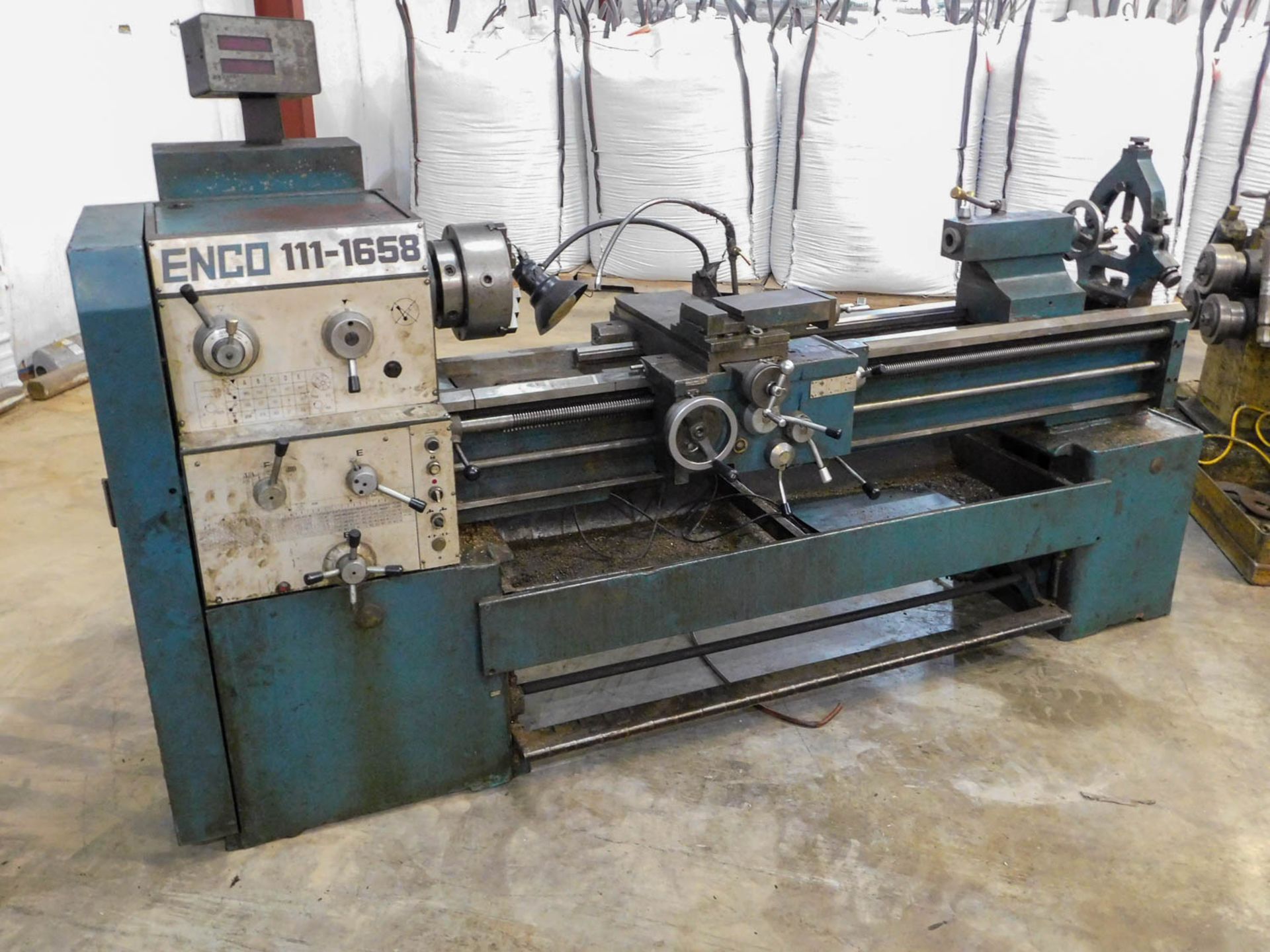 Enco Model 11-1658 16" x 58" Capacity Geared Head Engine Lathe