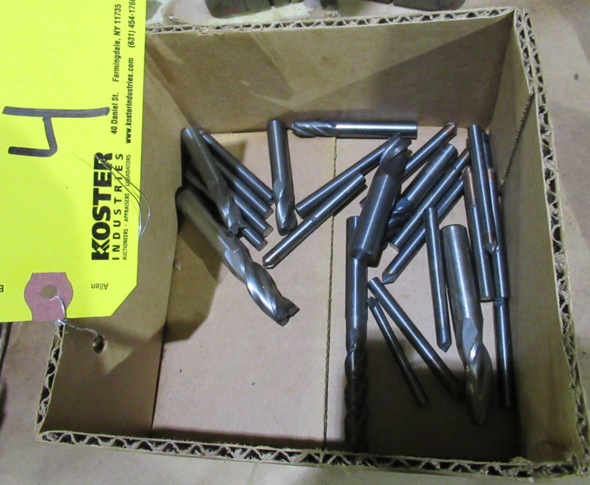 LOT OF CARBIDE END MILLS [LOCATED IN CLIFTON, NJ]