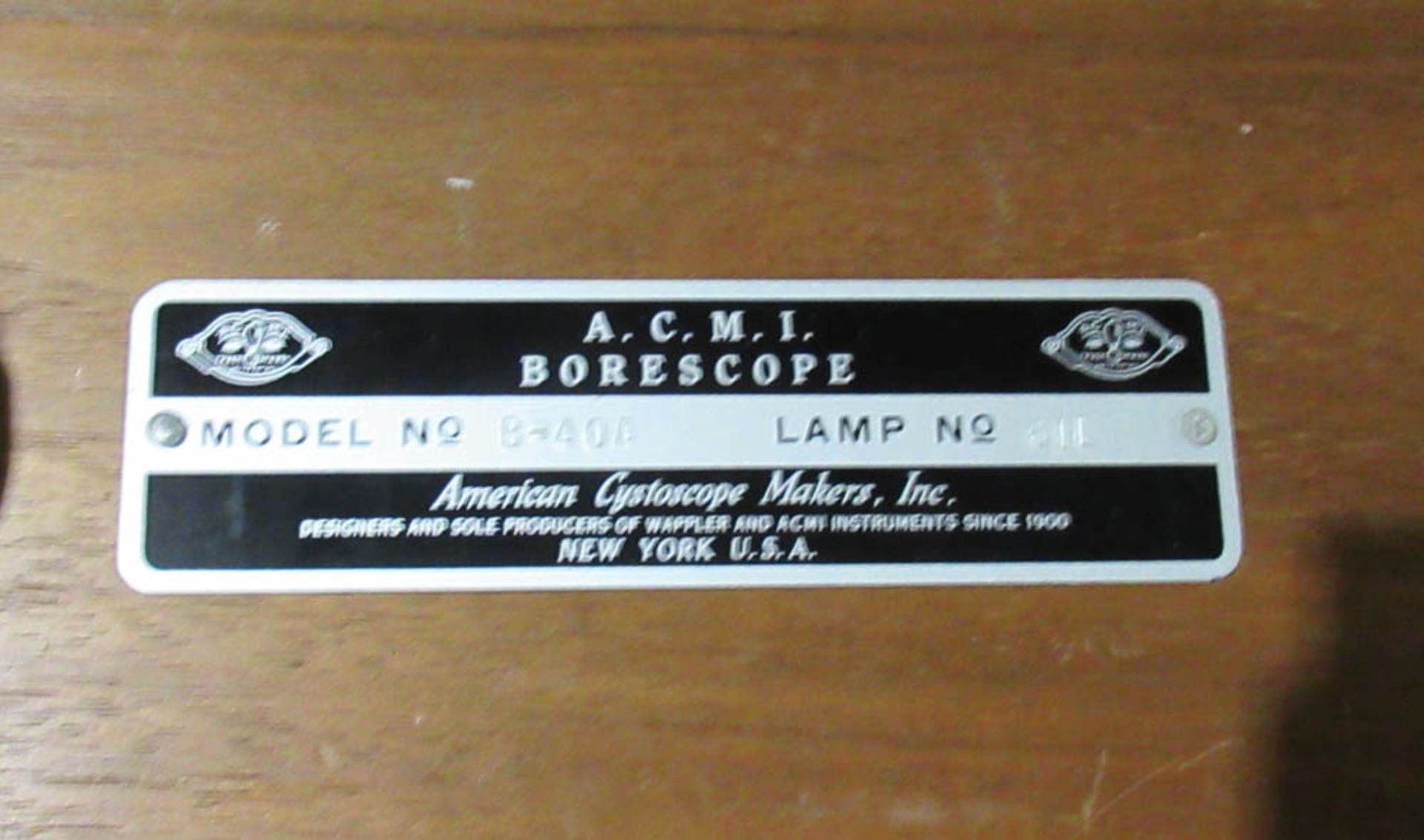 A.C.M.I. BORESCOPE [LOCATED IN CLIFTON, NJ] - Image 2 of 2