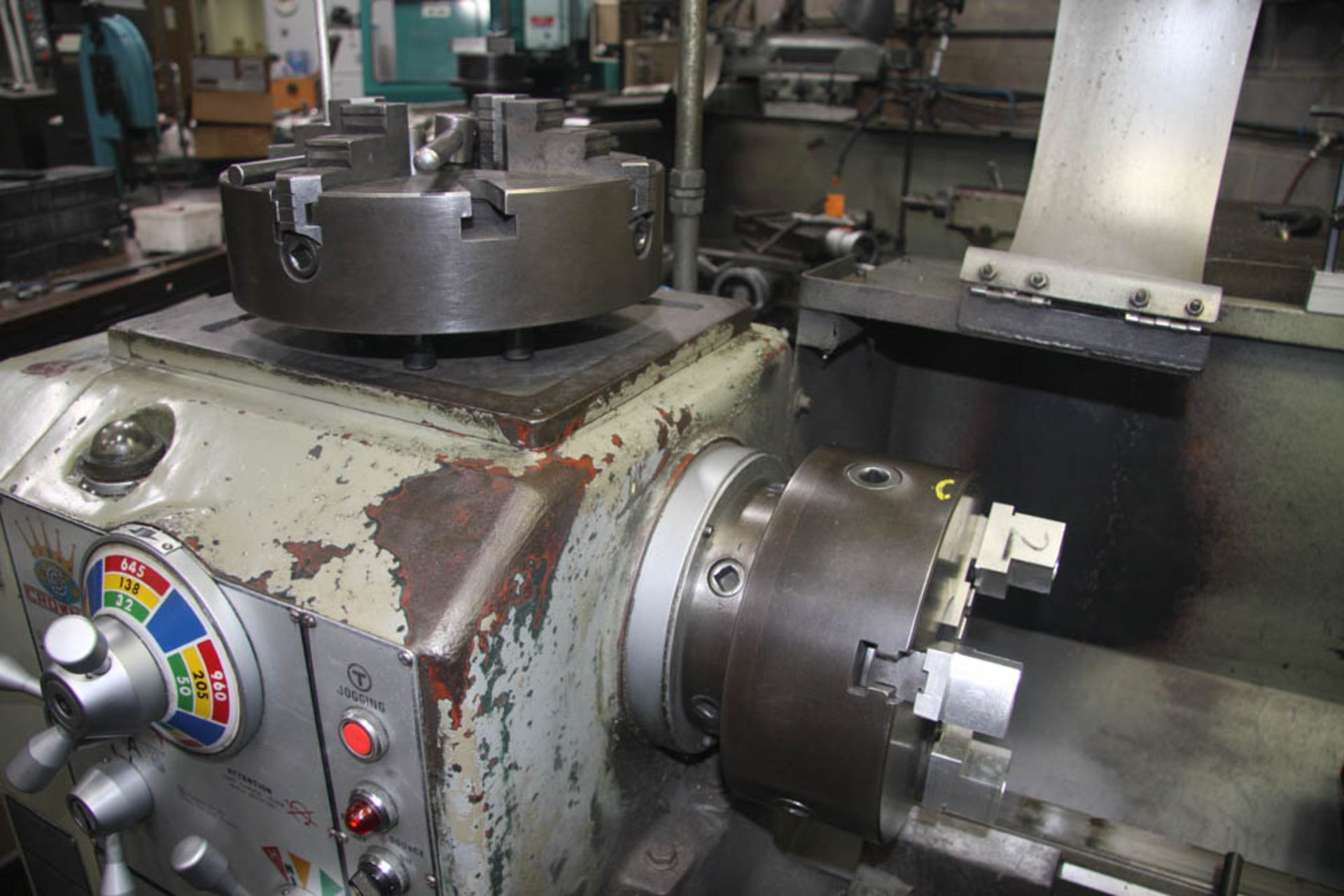 17" X 40" CROWN 2/1000 GAP BED LATHE, APPROXIMATELY L24" THRU GAP, TAPER ATTACHMENT, INCH / METRIC - Image 4 of 7