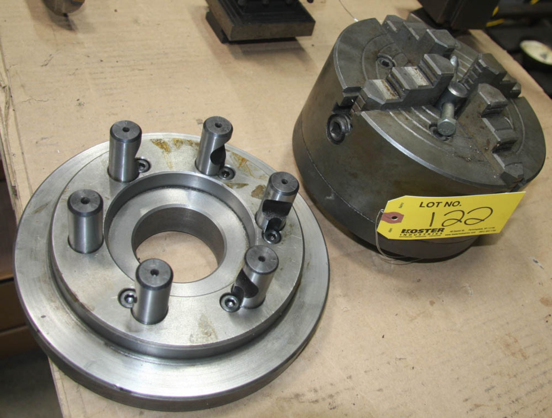 8" 4-JAW CHUCK (NOT CAMLOC) WITH CAMLOC BACK