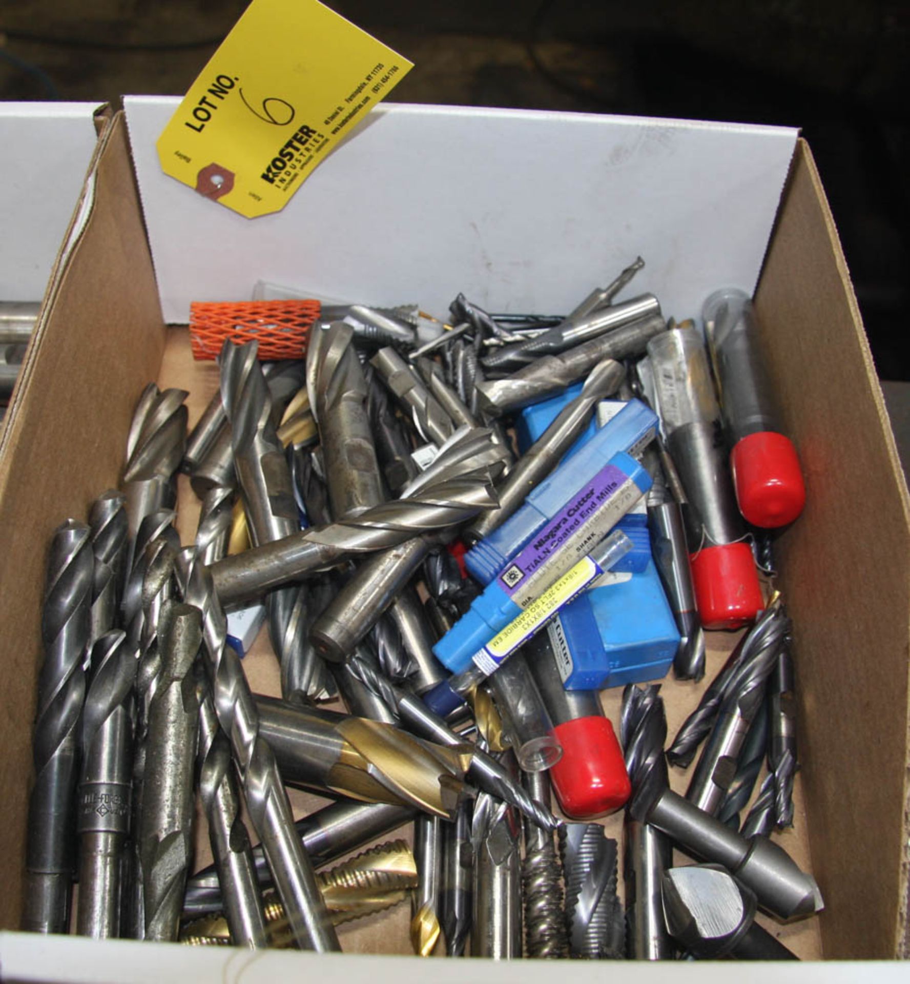 LOT OF ASSORTED END MILLS