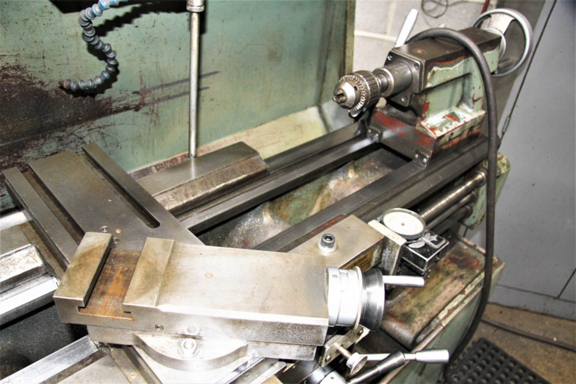 14" X 40" REPUBLIC GAP BED LATHE, APPROXIMATELY 21" SWING THRU GAP, 16 SPINDLE SPEEDS, 40-2000 - Image 5 of 7