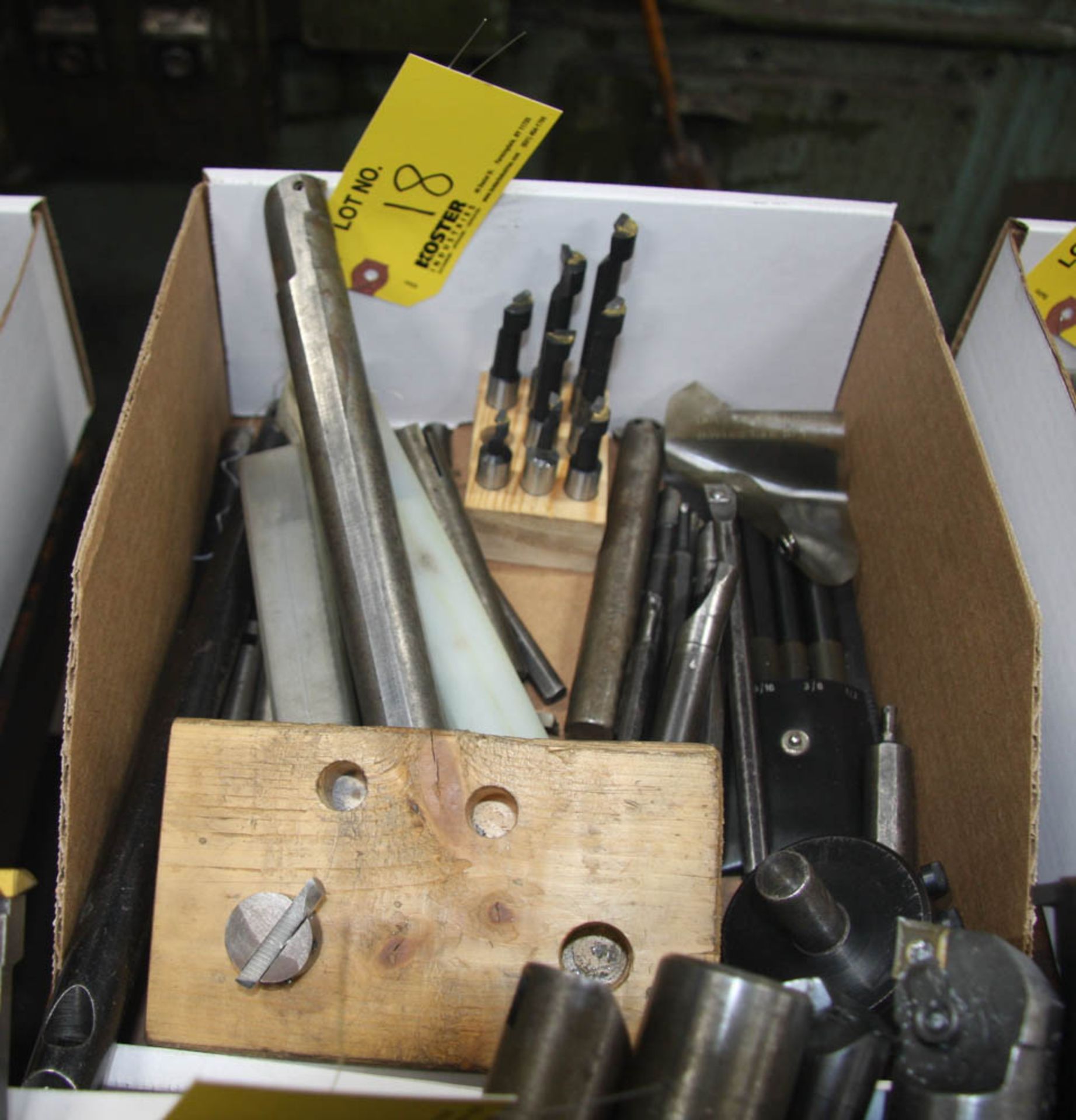 LOT OF ASSORTED INSERTABLE BORING BARS