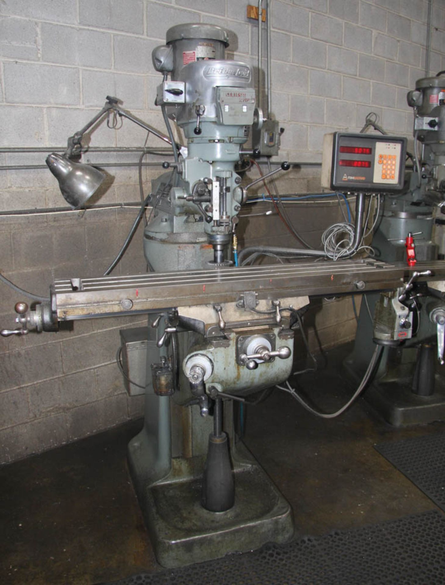 2HP BRIDGEPORT "SERIES I" VARI-SPEED VERTICAL MILL, 9" X 48" POWER FEED TABLE, R8 SPINDLE, 60-4200