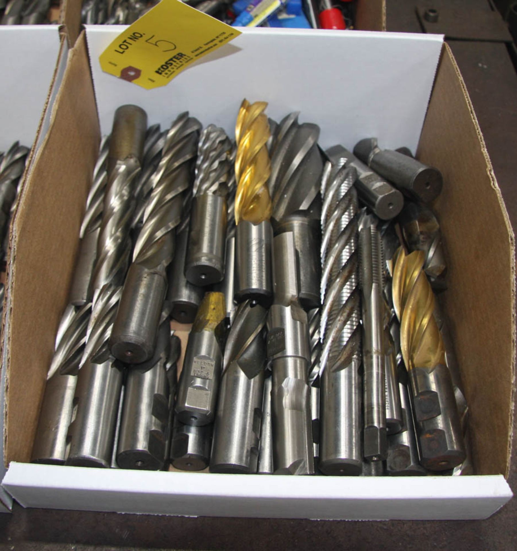 LOT OF ASSORTED END MILLS