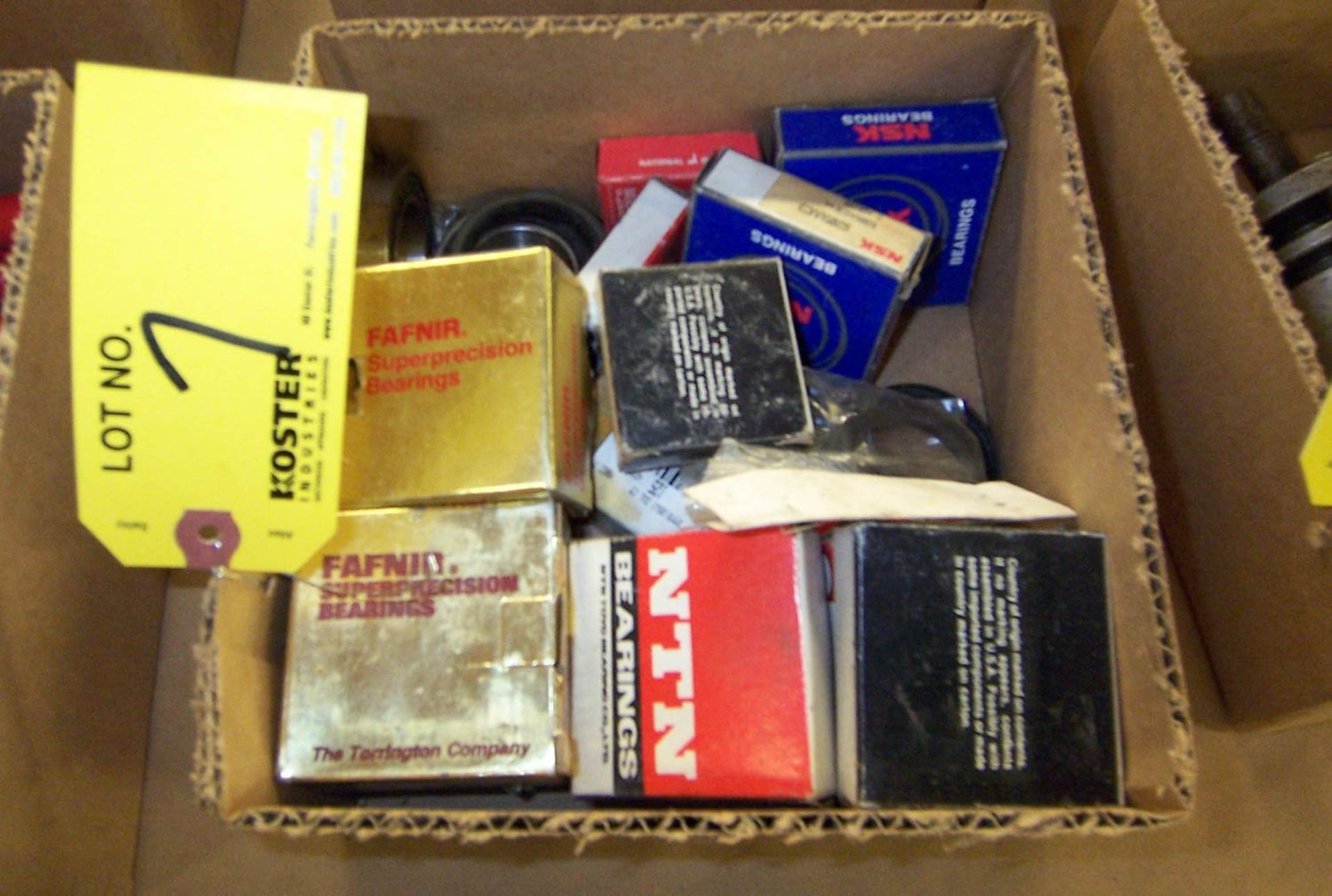 BOX OF BEARINGS