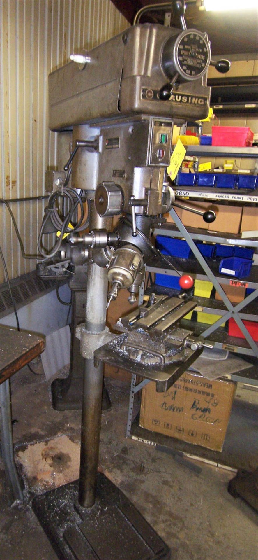 CLAUSING MDL. 1769 15" FLOOR TYPE DRILL PRESS, VARI-SPEED, WITH 330-4000 RPM SPINDLE SPEEDS, - Image 2 of 2