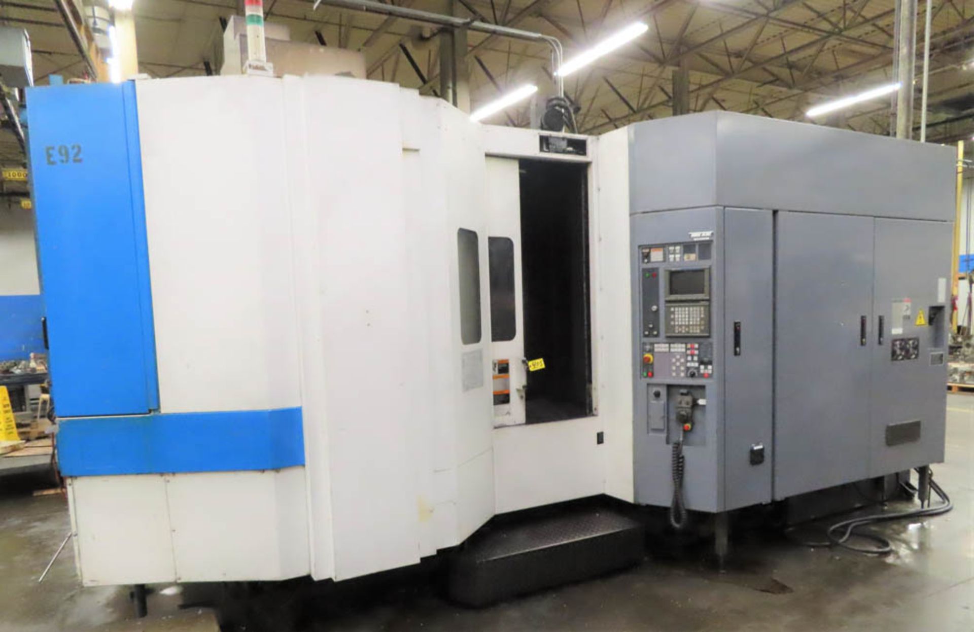 MORI SEIKI MH-630 CNC HORIZONTAL MACHINING CENTER, WITH MSC-516 CNC CONTROLS, TRAVELS: X-39.37", Y- - Image 3 of 20