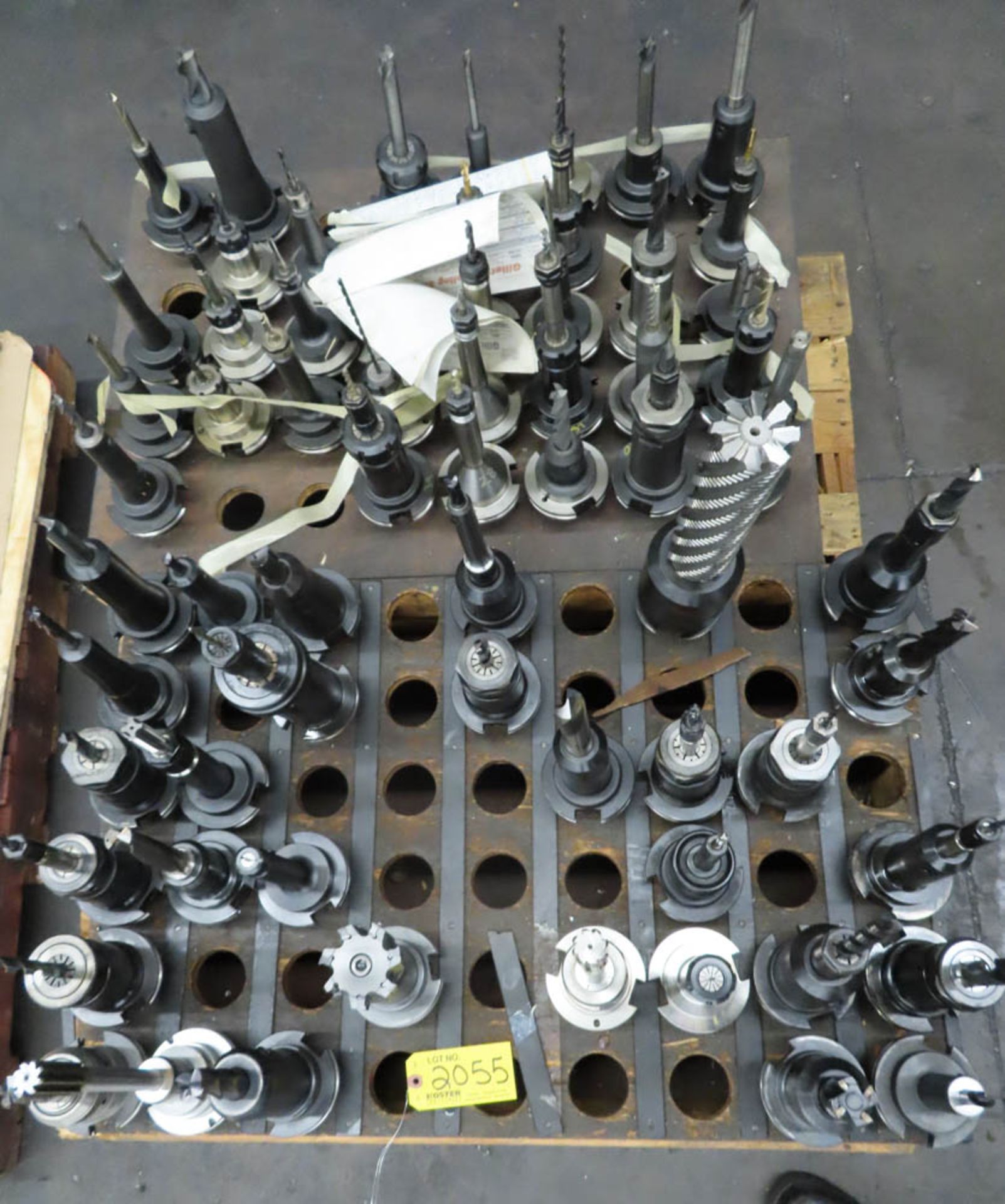 SKID OF ASSORTED 50T CAT TOOL HOLDERS