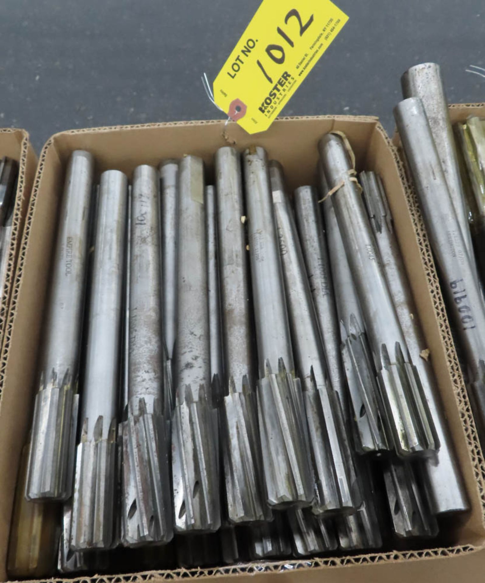 LOT OF ASSORTED HIGH SPEED REAMERS