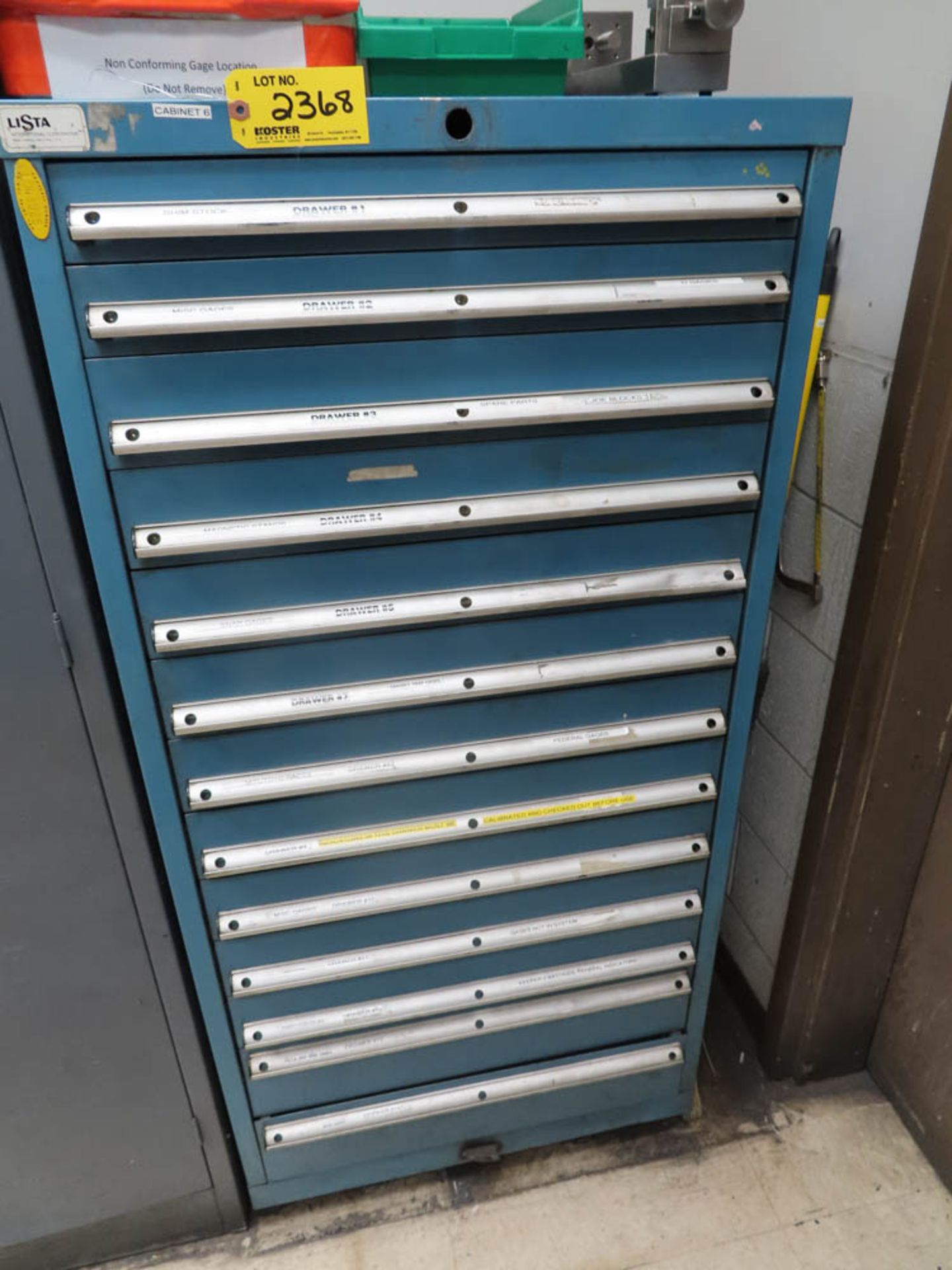 14-DRAWER LISTA TOOL CABINET