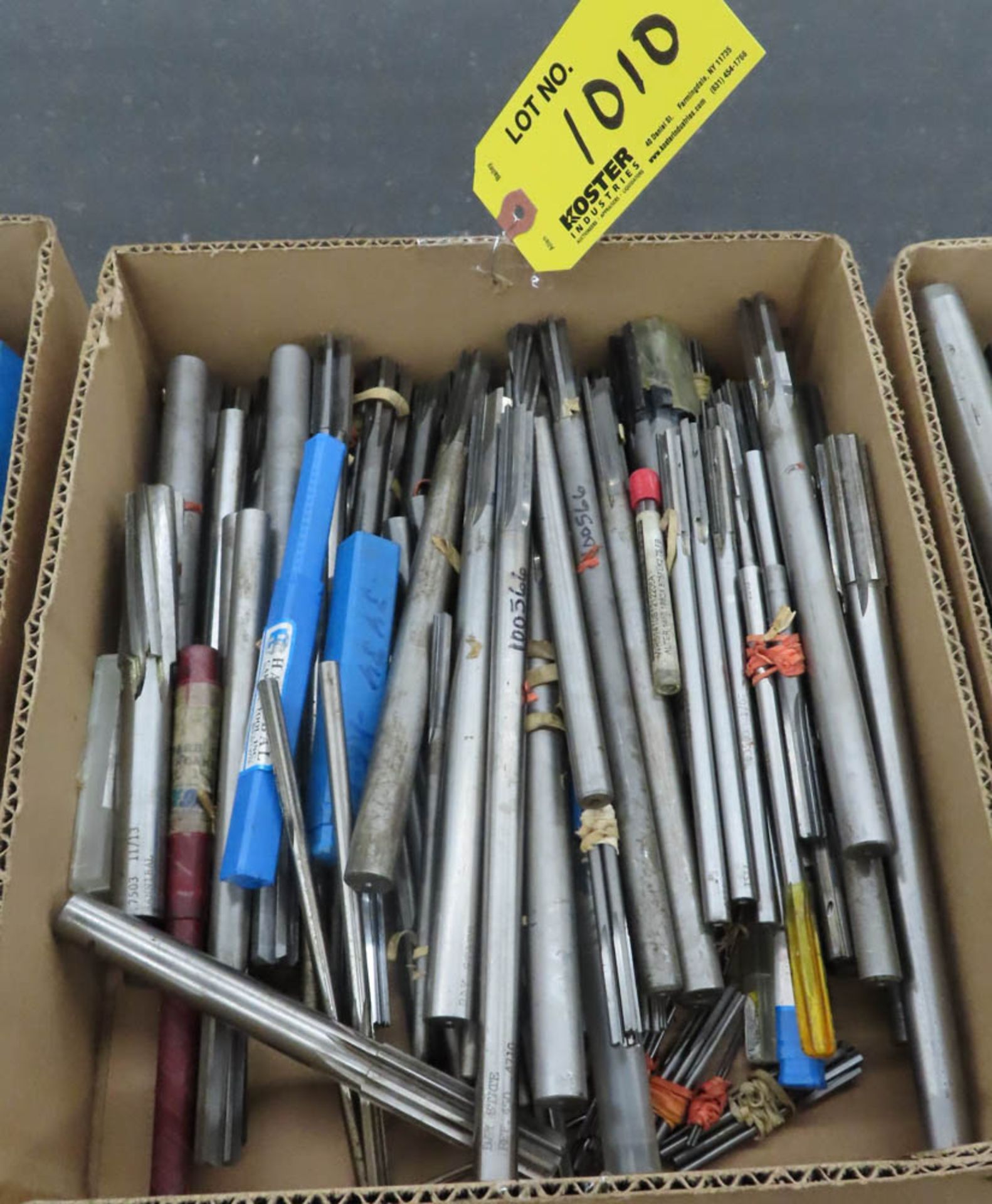 LOT OF ASSORTED HIGH SPEED REAMERS