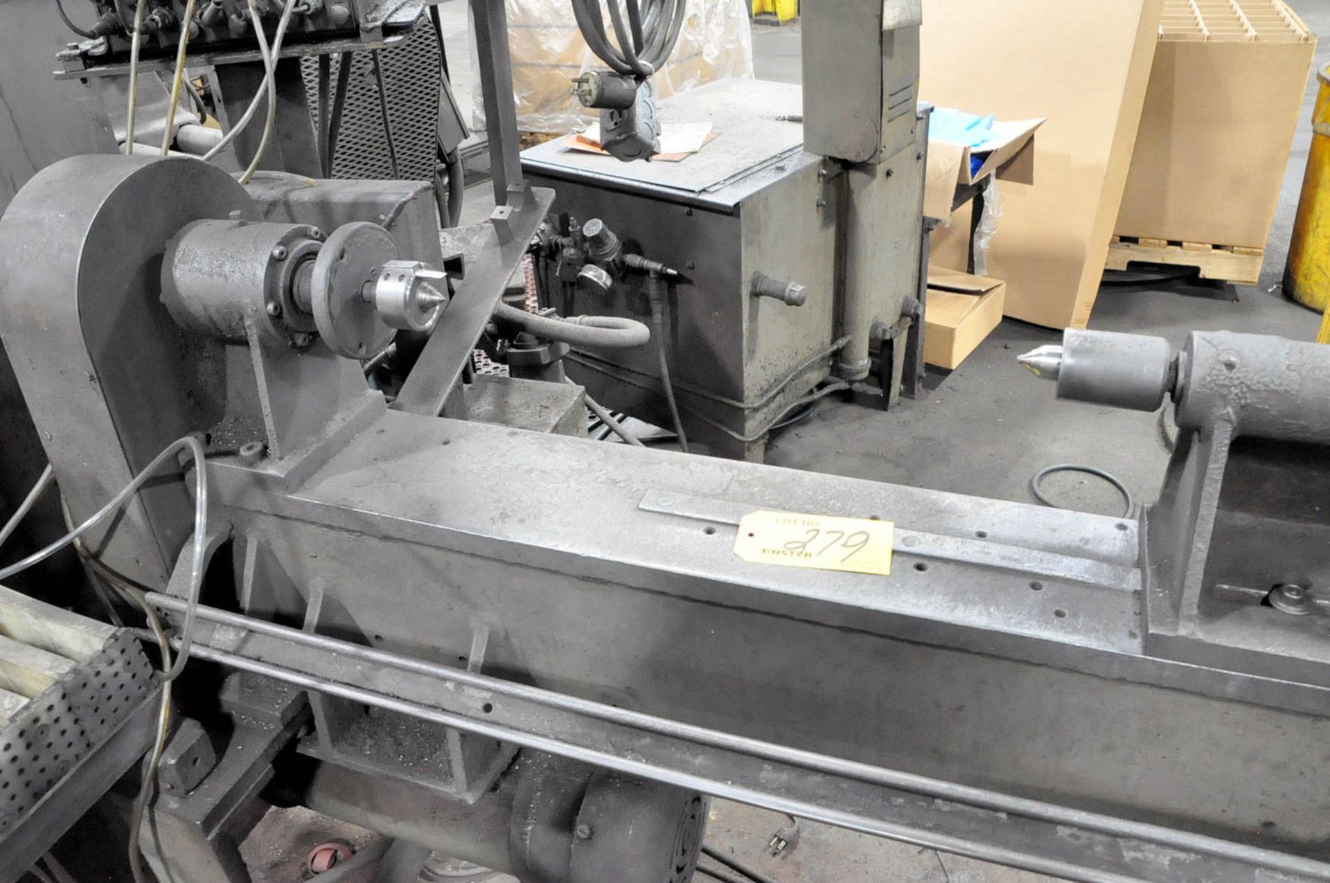 ATLAS CUSTOM MANUFACTURED CRANKSHAFT BUFFING LATHE, S/N: N/A, APPROX. 12" SWING, 30" DISTANCE - Image 2 of 2