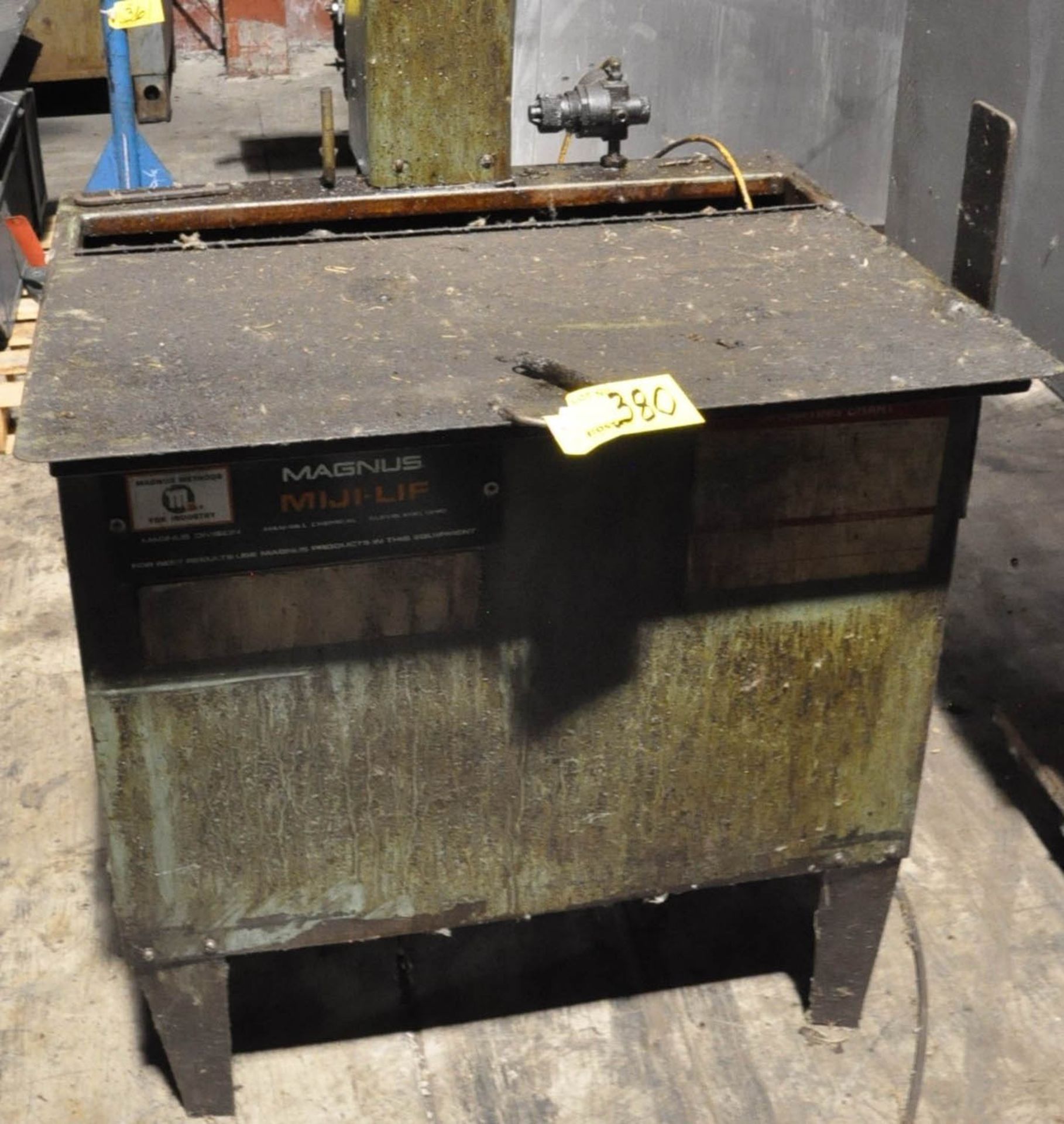 LECO MDL. LSM 250 M1, ENCLOSED 12" ABRASIVE CUTOFF SAW, S/N: N/A (2000), 14" X 16" WORK SURFACE, (