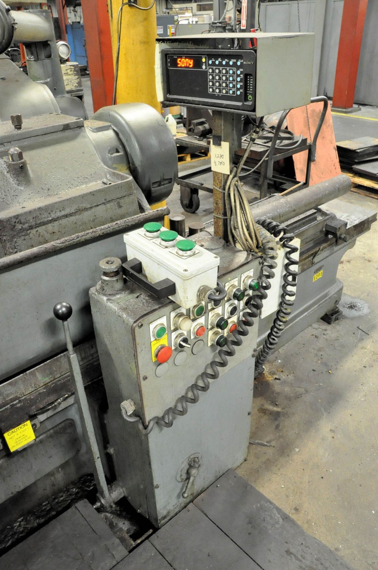 LANDIS MDL. 25X72, CRANK PIN GRINDER, S/N: 401-20, 25" SWING X 72" DISTANCE BETWEEN CENTERS, DUAL - Image 2 of 7