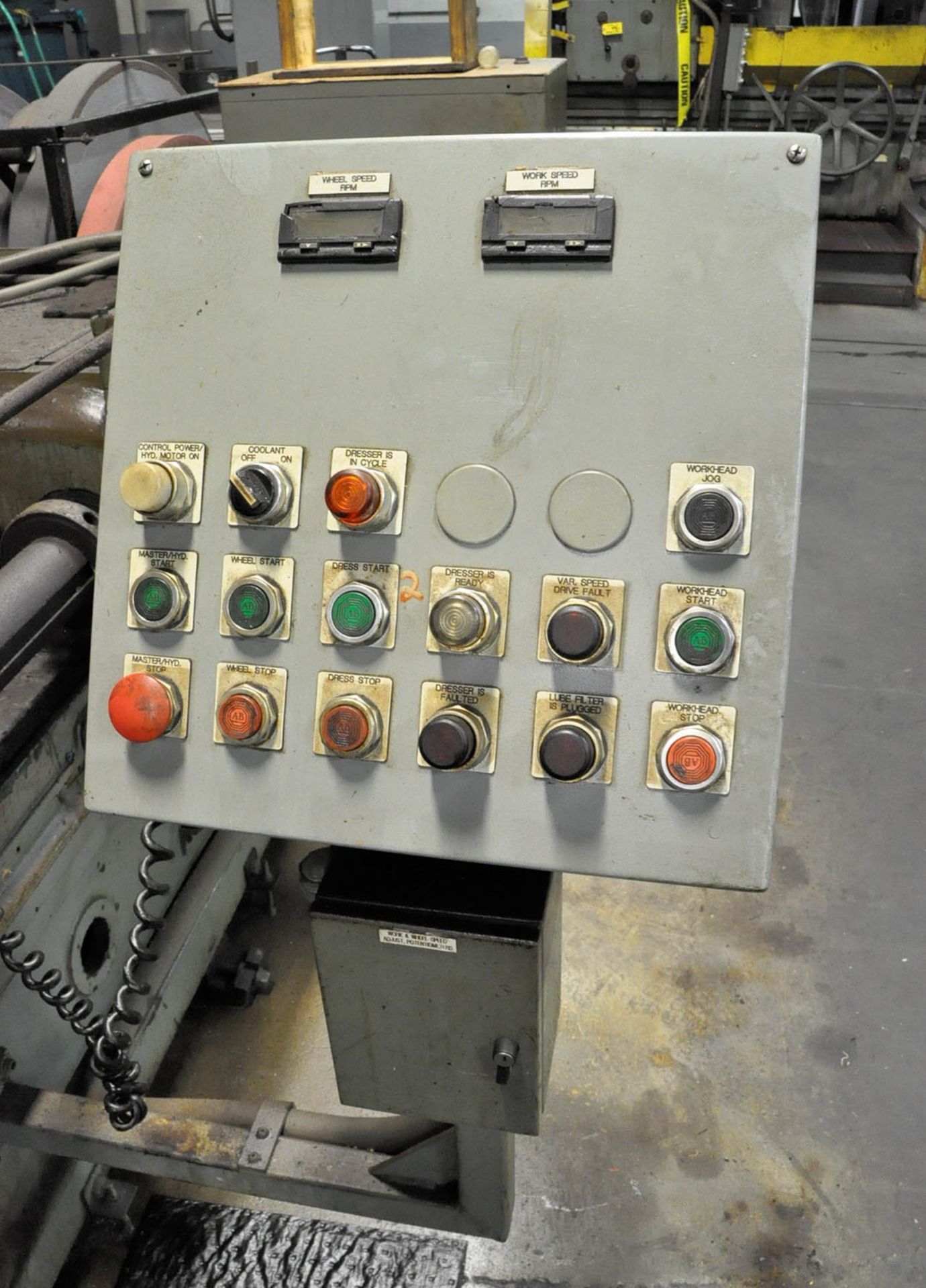 LANDIS MDL. DD, CNC CRANK PIN GRINDER, (S/N: 28180 (1942), 25" X 80" DISTANCE BETWEEN CENTERS, - Image 2 of 8