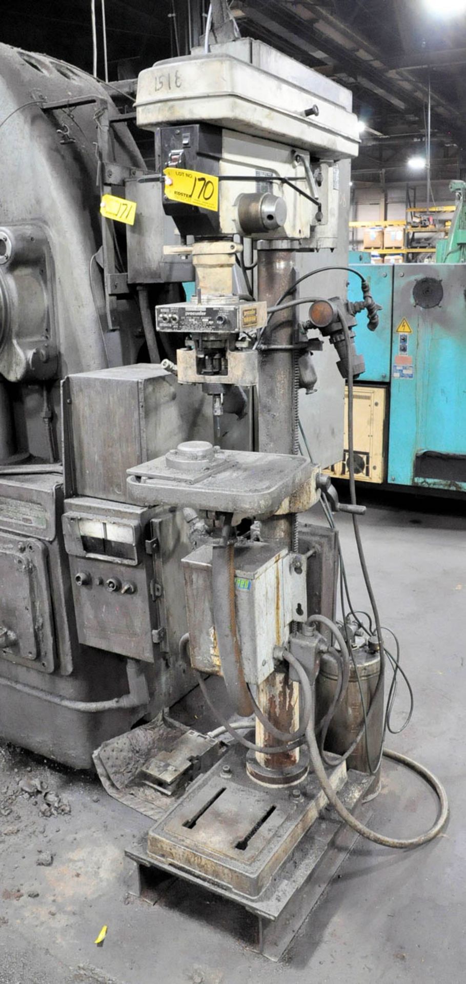 PROCUNIER MDL. 793.12888851, 17" FLOOR STANDING SINGLE SPINDLE TAPPING MACHINE, S/N: 271732 (