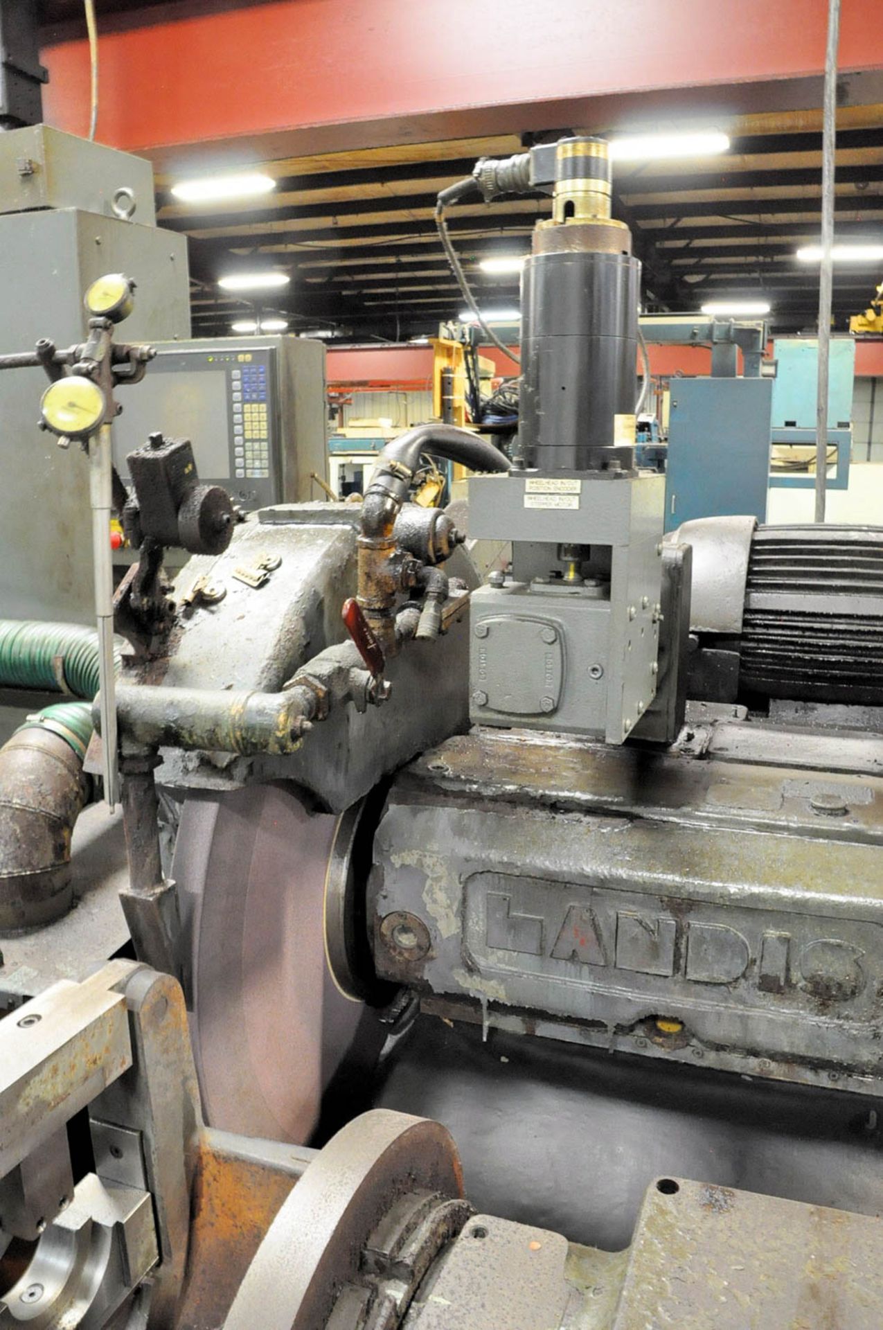 LANDIS MDL. 25X72, CRANK PIN GRINDER, S/N: 401-20, 25" SWING X 72" DISTANCE BETWEEN CENTERS, DUAL - Image 3 of 7