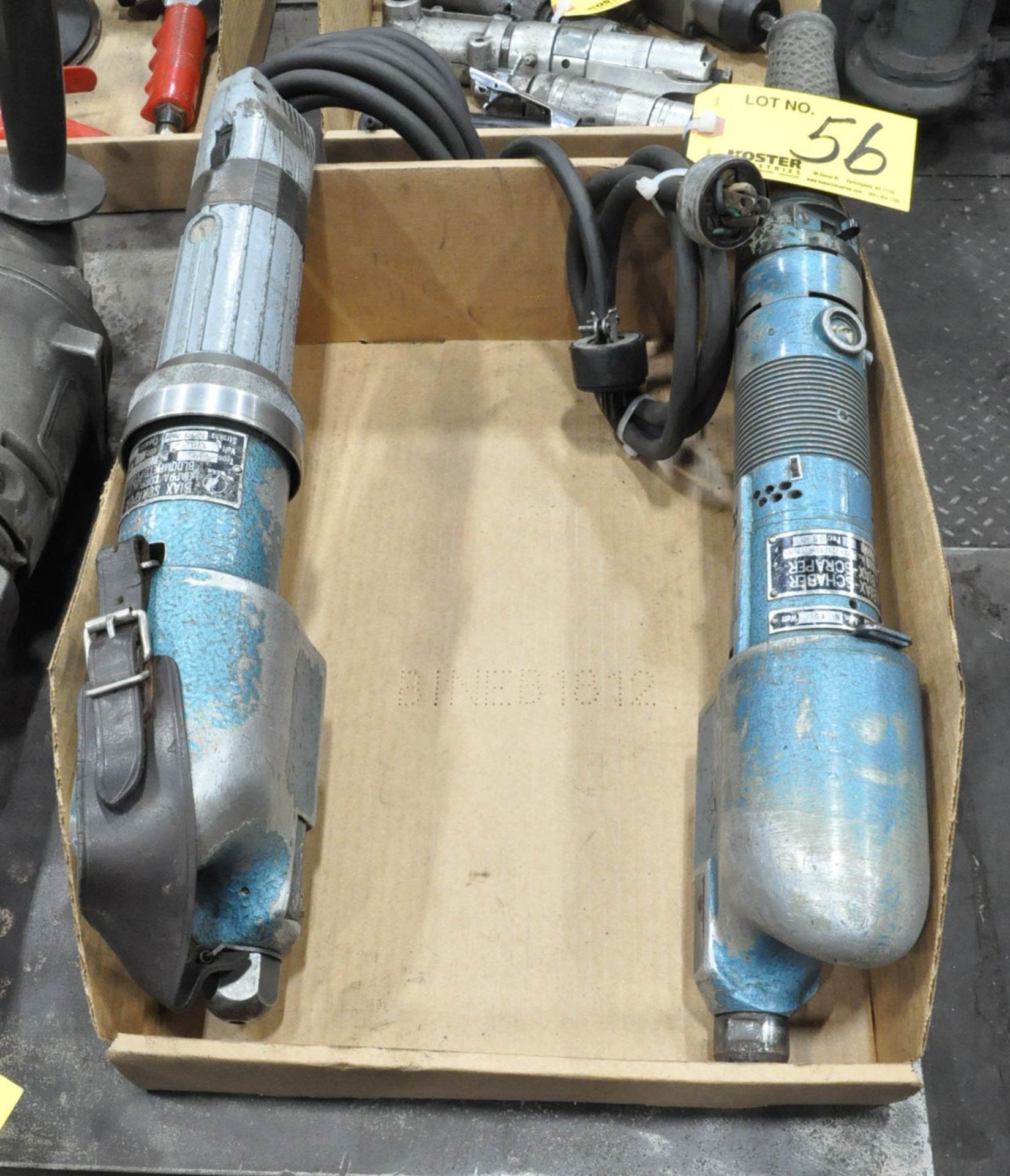 (1) BIAX TYPE IV/E AND (1) 7/EL ELECTRIC HAND HELD SCRAPERS IN (1) BOX, S/N:'S L32/321/59-551551 AND