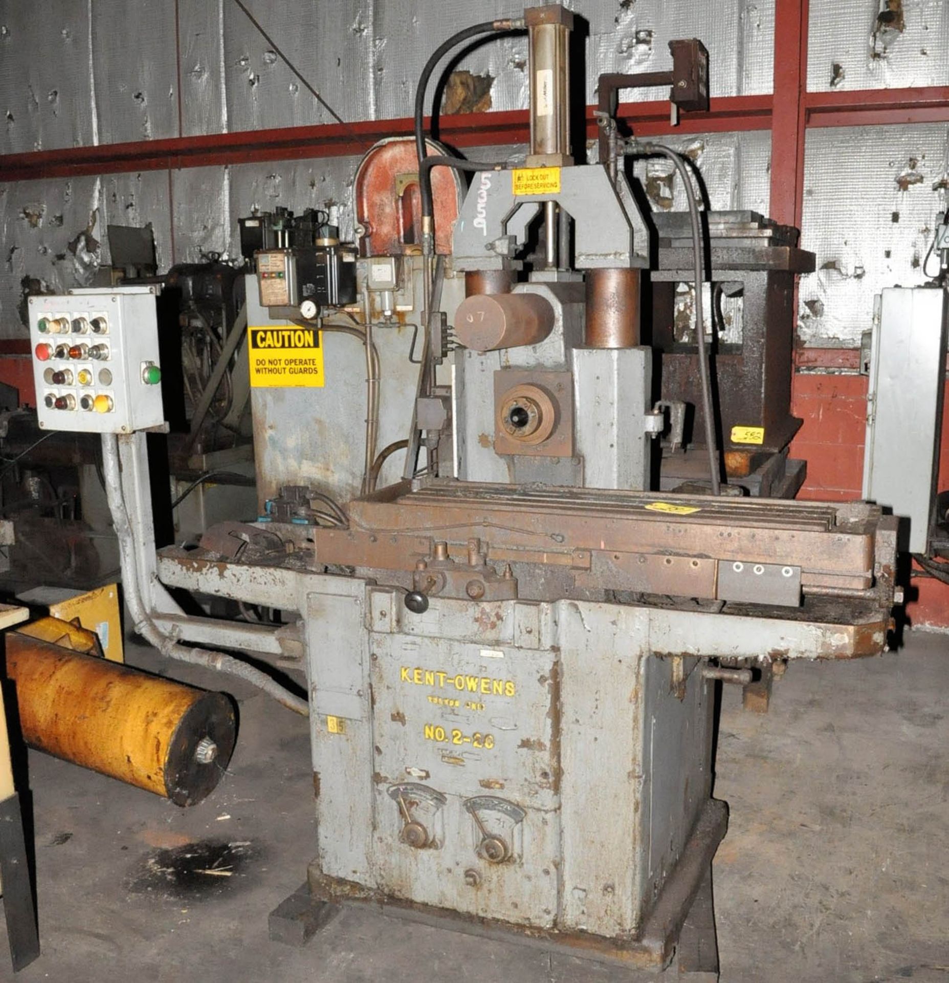 KENT-OWENS NO. 2-20, HORIZONTAL MILLING MACHINE, S/N: N/A, PUSH BUTTON CONTROL, (#5339), (