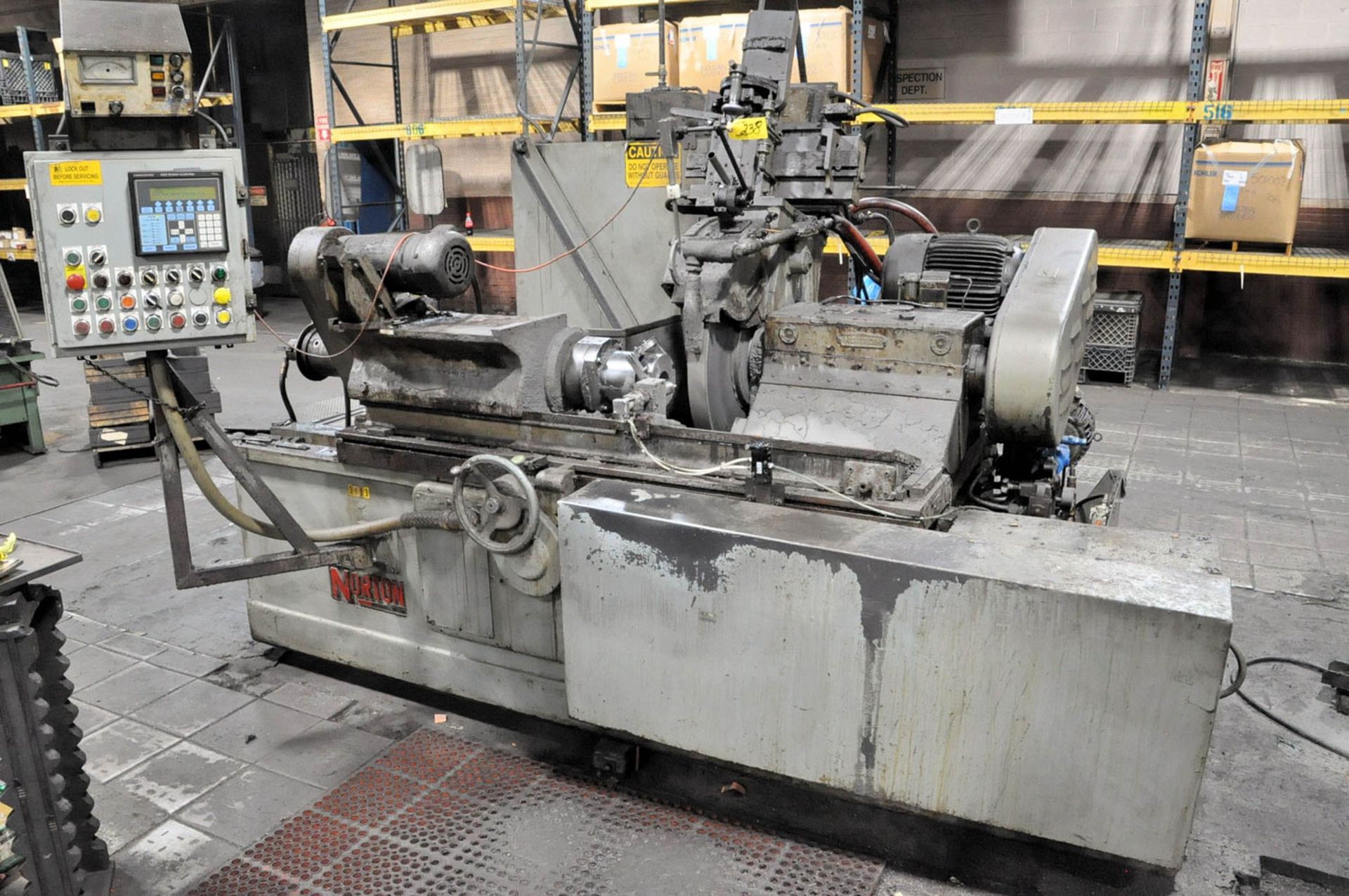 NORTON MDL. 10X36, CNC PIN GRINDER, S/N: 23441 (1951), 10" SWING X 36" DISTANCE BETWEEN CENTERS,