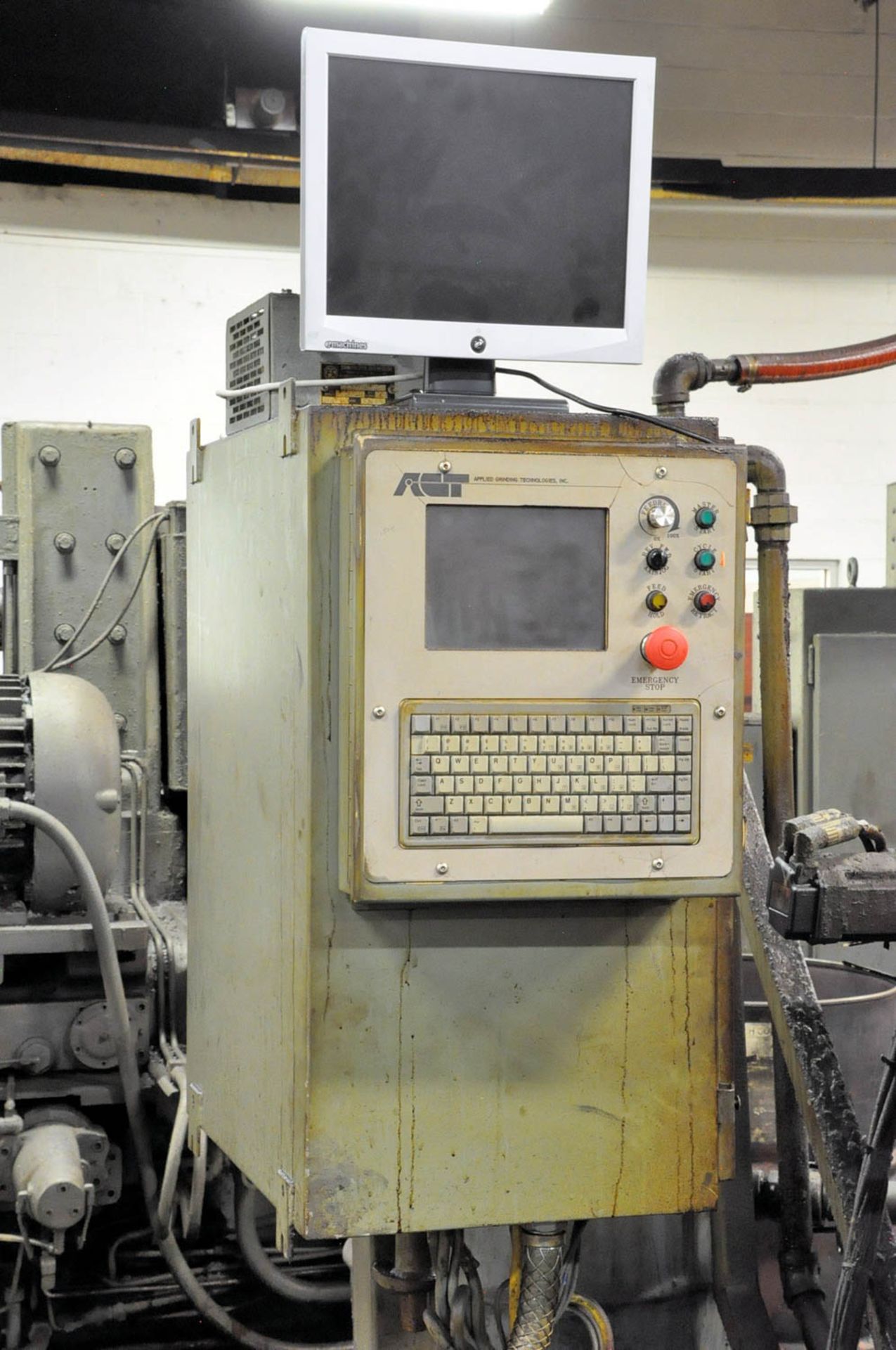 LANDIS MDL. DD, CNC CRANK PIN GRINDER, (S/N: 28180 (1942), 25" X 80" DISTANCE BETWEEN CENTERS, - Image 7 of 8