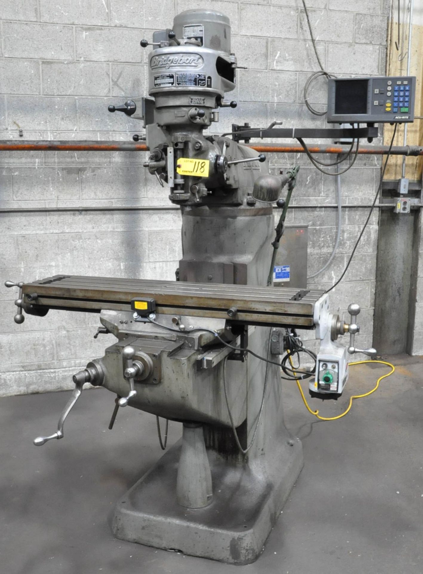 WELLS MDL. S-40, TWIN COLUMN SEMI-AUTOMATIC HORIZONTAL BAND SAW, S/N: A2000S8827 (1988), 40" X 40" - Image 2 of 7