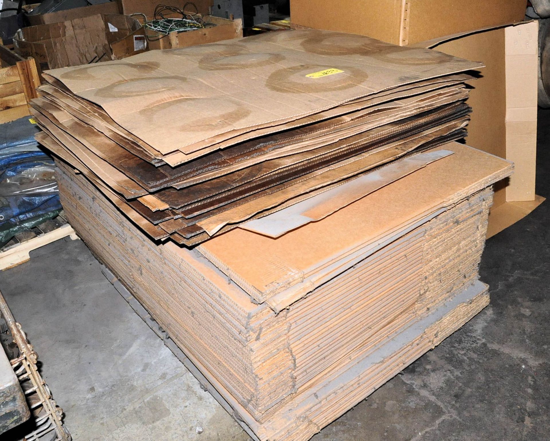 CARDBOARD GAYLORD BOXES & CARDBOARD DIVIDER SHEETS ON (1) PALLET, (TOOL ROOM-TIFFIN)