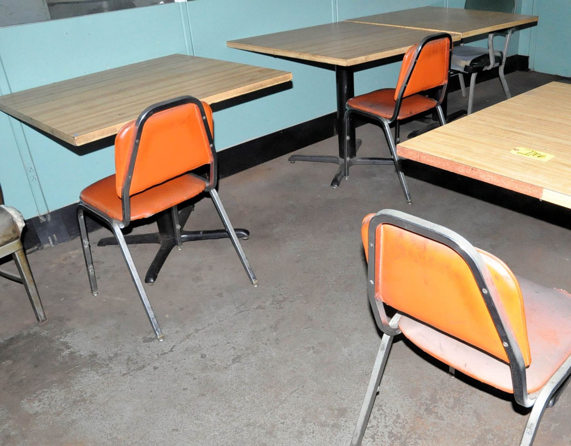 (5) BREAKROOM TABLES WITH CHAIRS, (TOOL ROOM-TIFFIN)