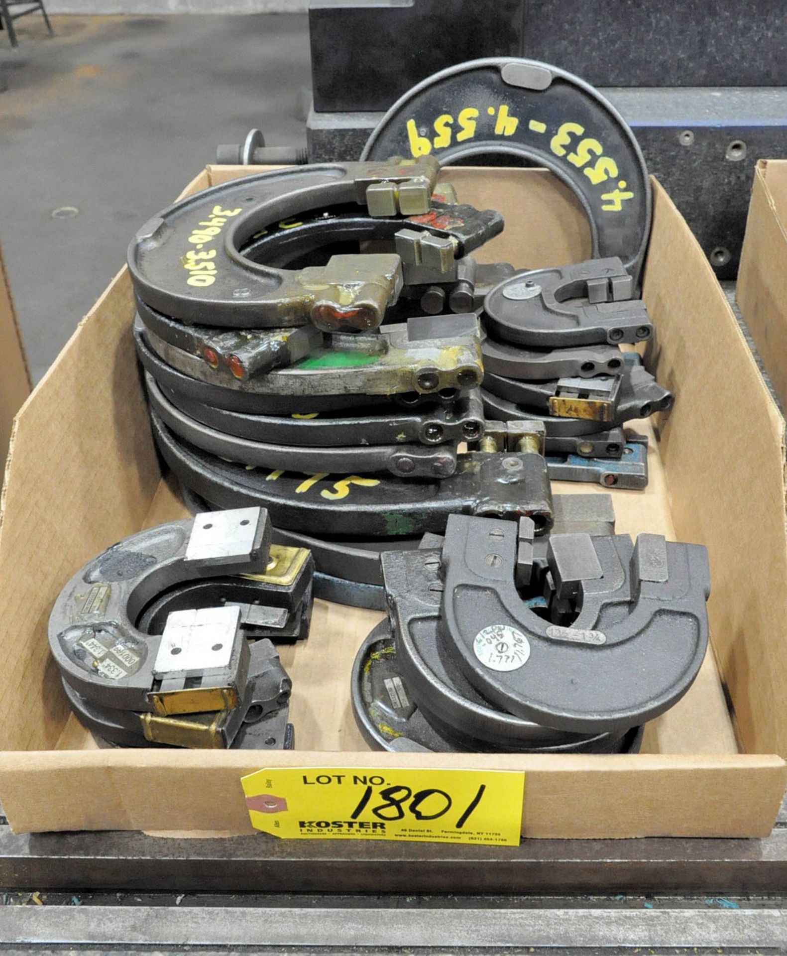 SNAP GAGES IN (1) BOX, (TOOL ROOM-TIFFIN)