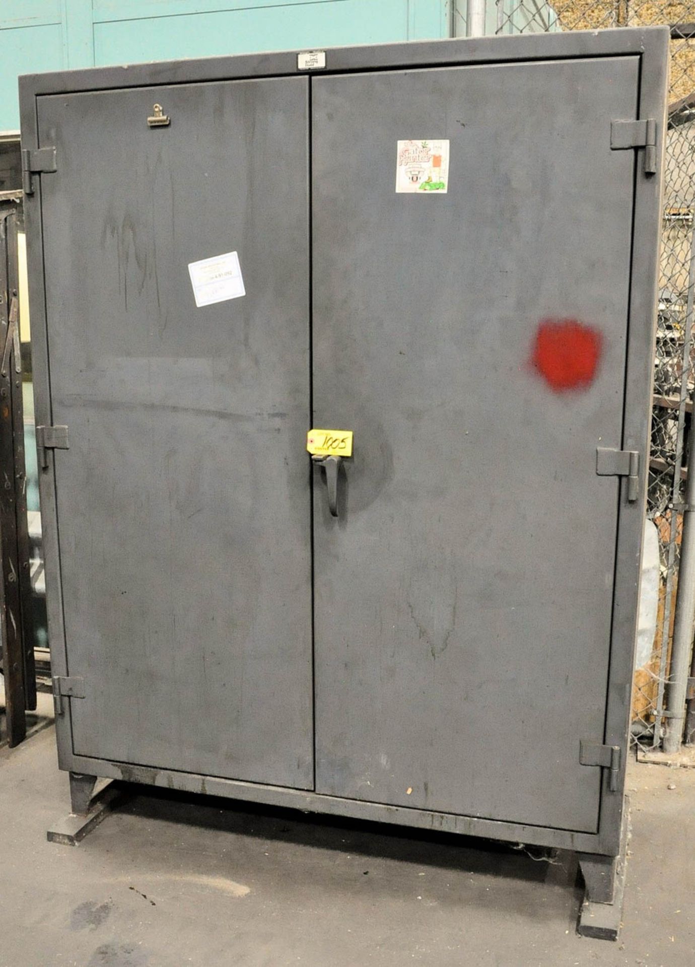 STRONGHOLD 2-DOOR INDUSTRIAL CABINET, (CONTENTS NOT INCLUDED), (TOOL ROOM-TIFFIN)