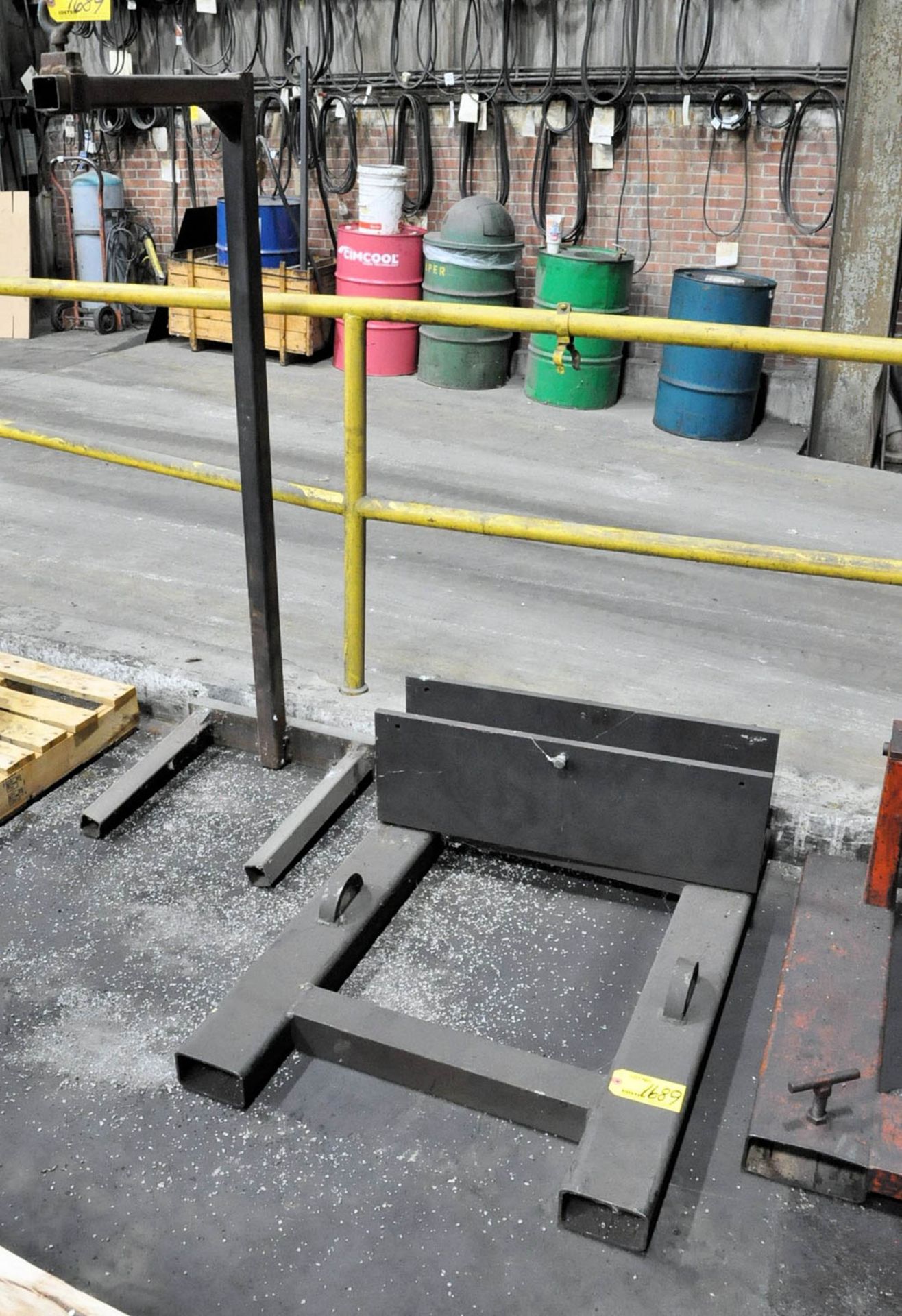 (2) CUSTOM FABRICATED FORK LIFT ATTACHMENTS, (TOOL ROOM-TIFFIN)