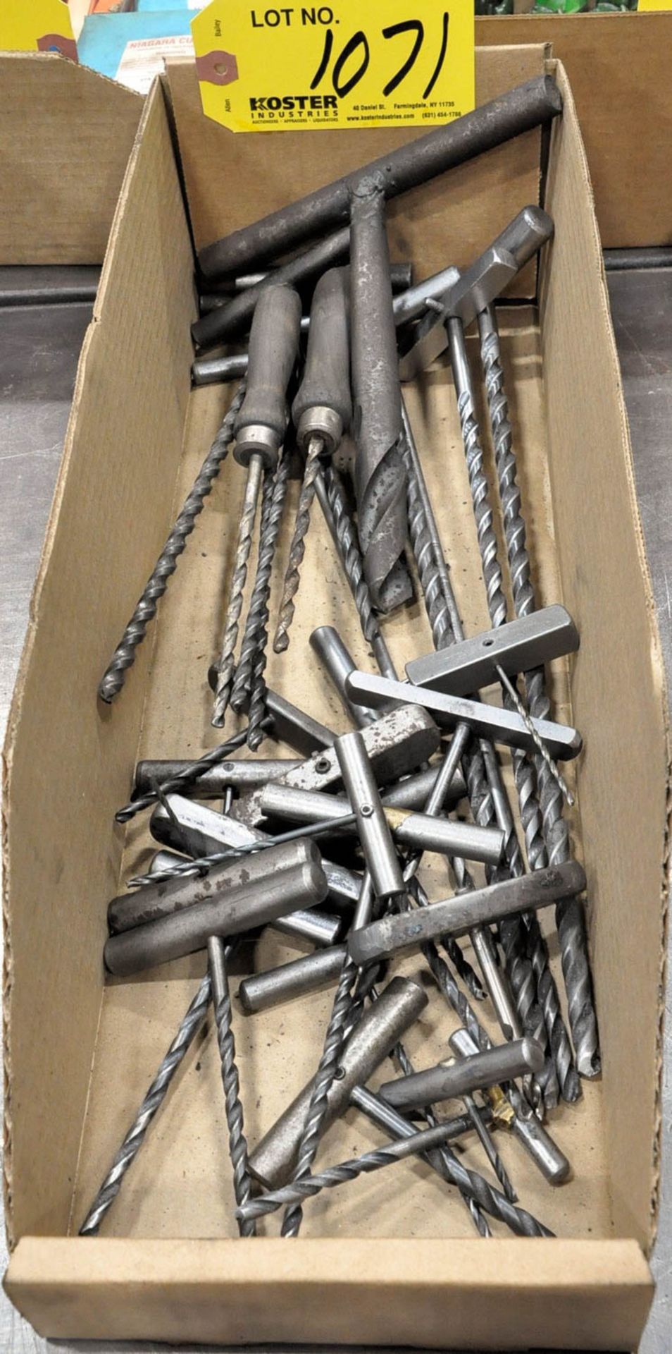 HAND DRILLS IN (1) BOX, (TOOL ROOM-TIFFIN)