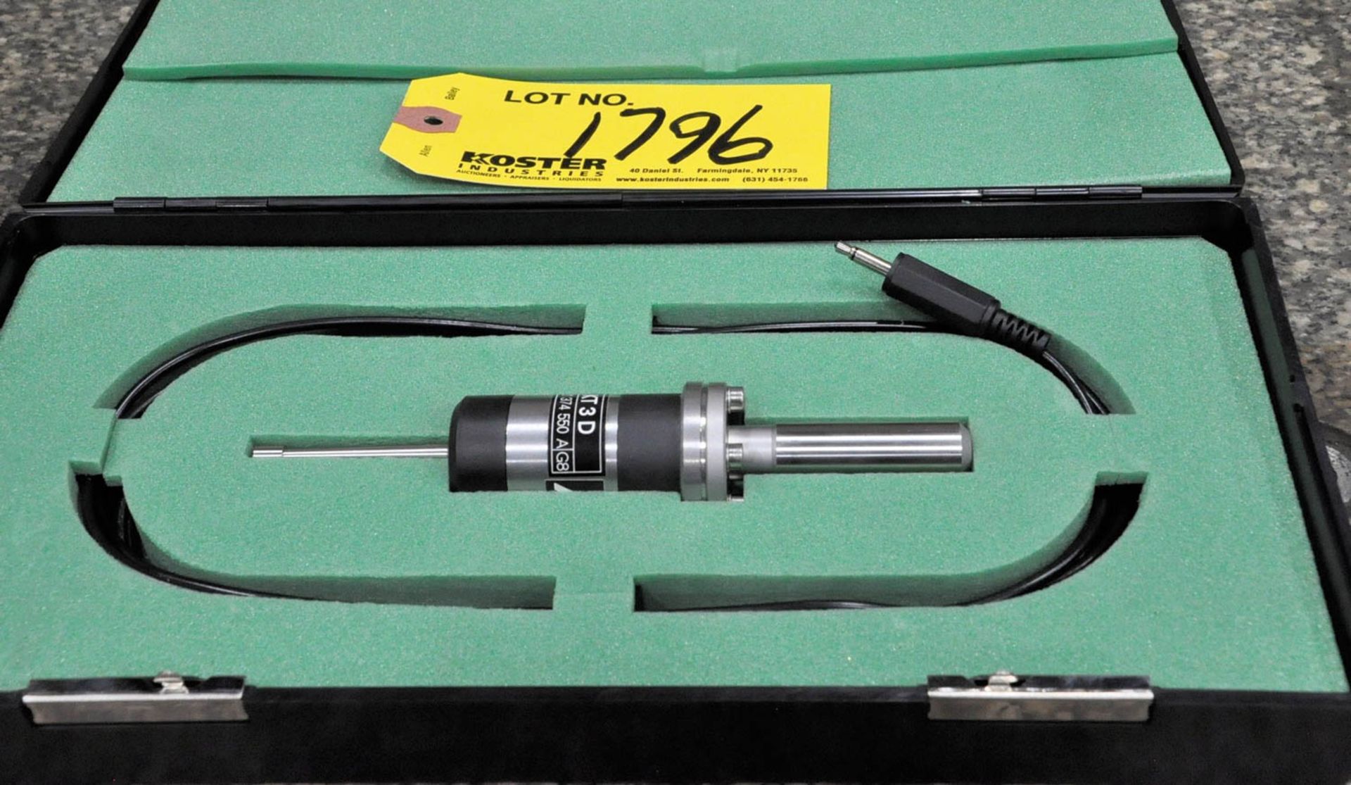 ACU-RITE EDGE FINDER PROBE, S/N: 21 374 550 A G8, WITH CASE, (TOOL ROOM-TIFFIN)