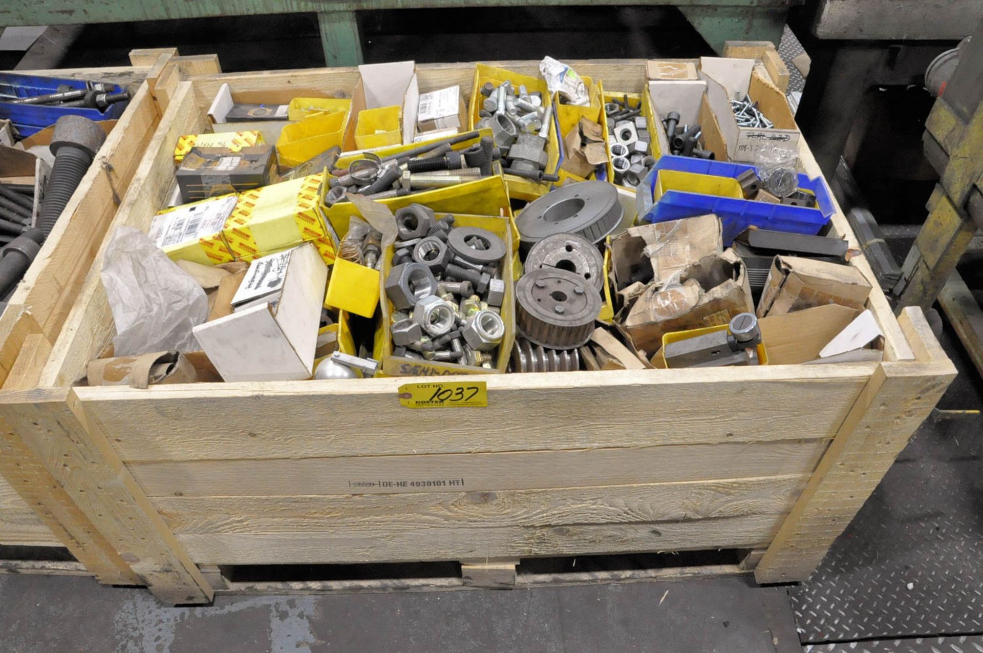 HARDWARE & MISCELLANEOUS IN (1) CRATE, (TOOL ROOM-TIFFIN)