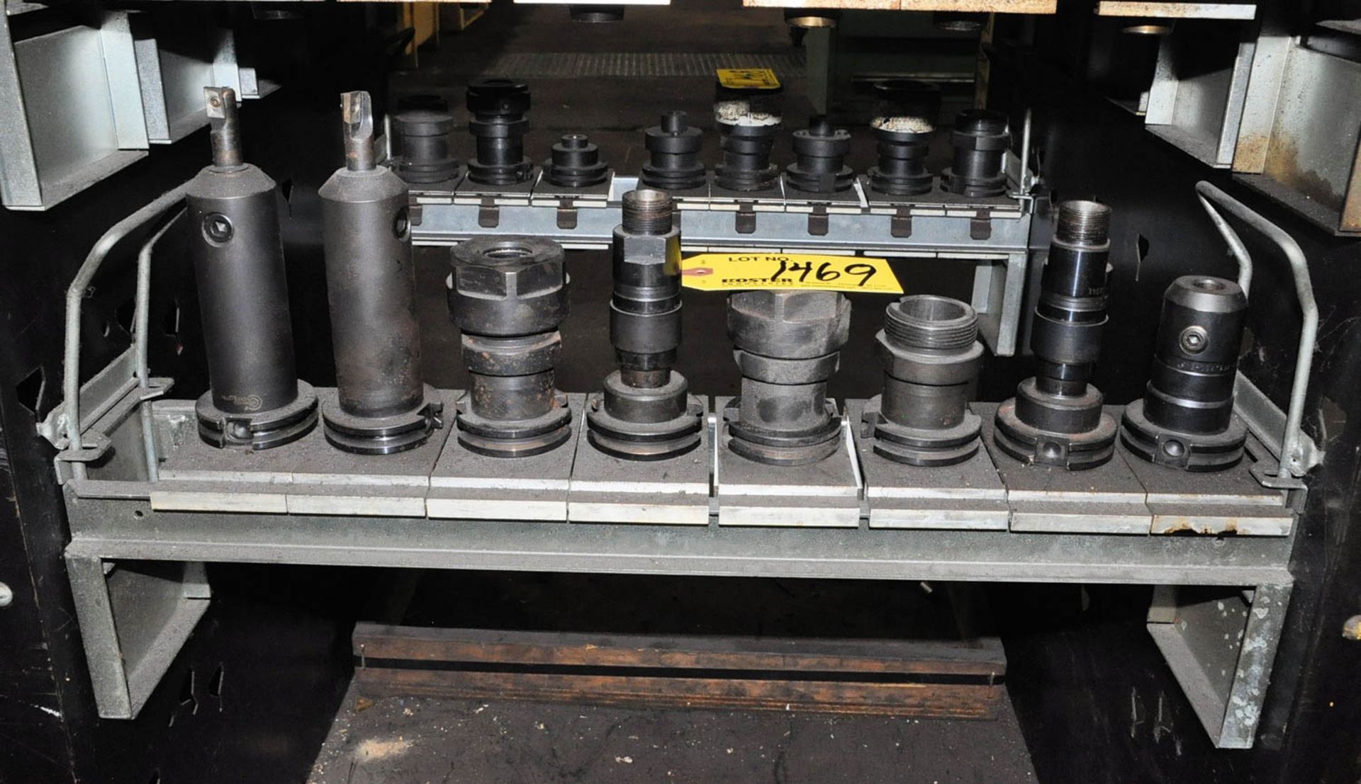 (8) CAT 40-TAPER TOOL HOLDERS IN (1) ROW, (TOOL ROOM-TIFFIN)