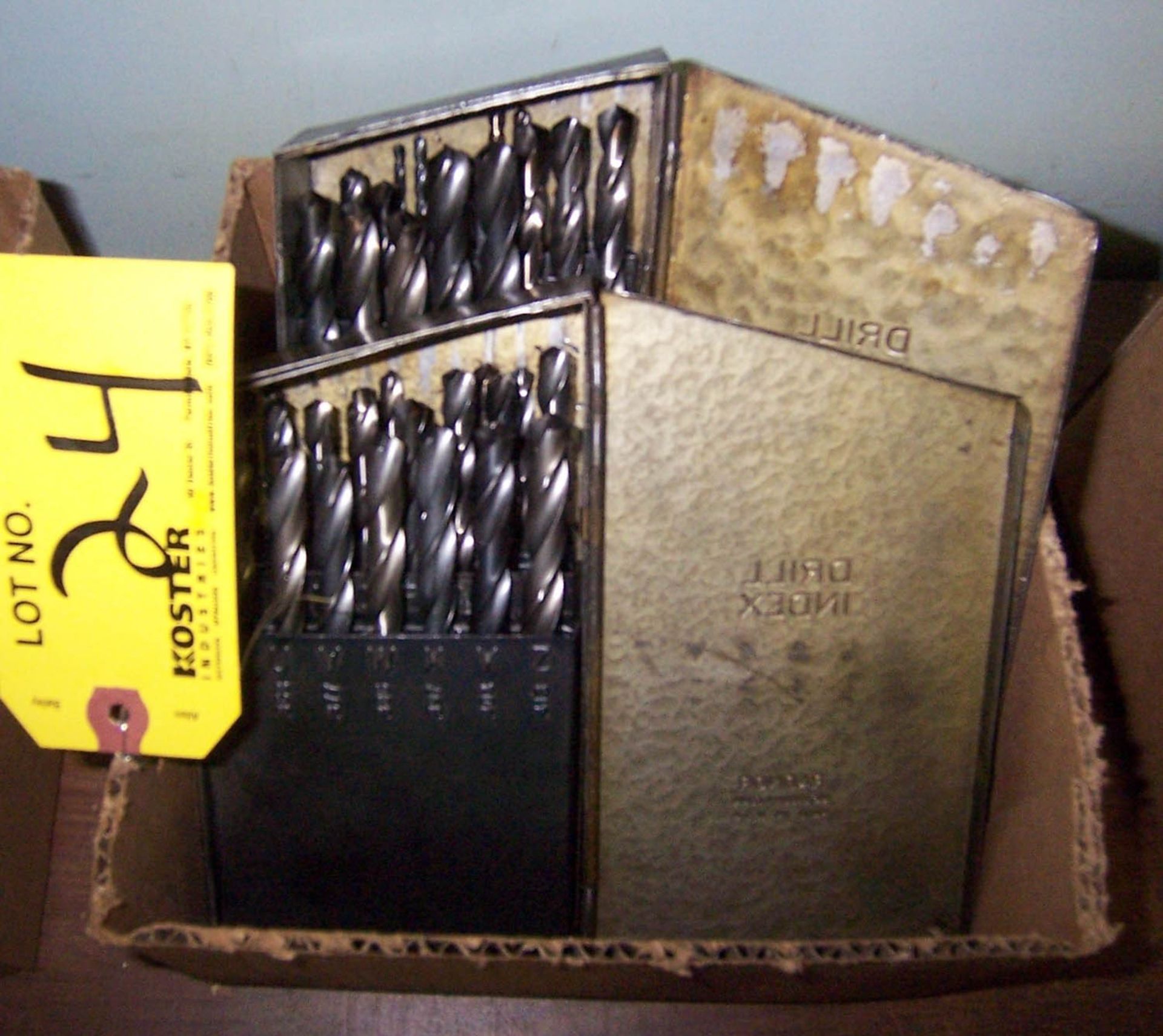 (2) DRILL INDEX BOXES & CONTENTS